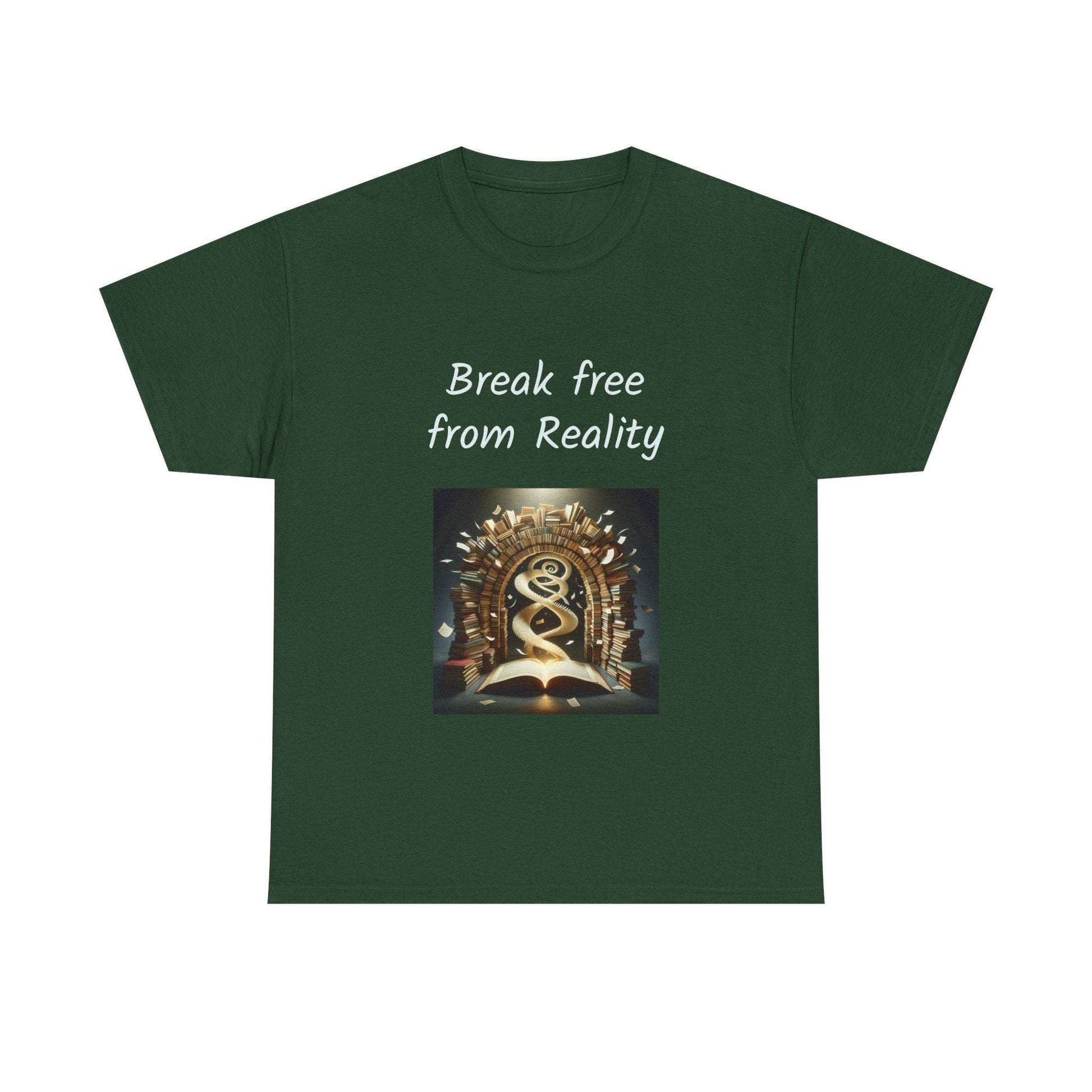Break Free - Unisex Heavy Cotton Tee - Book Lovers - The Dreamer's Bookshop.