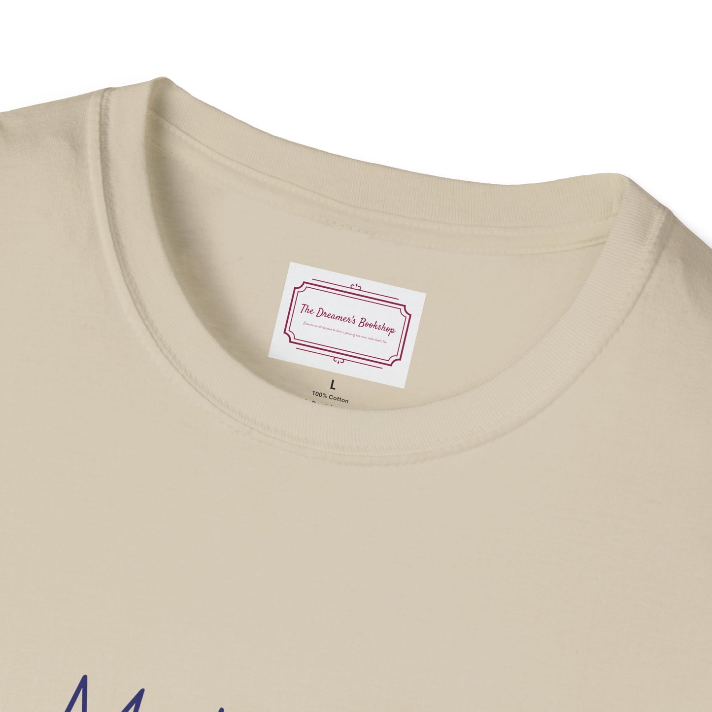 Motivational Unisex Softstyle T-Shirt - "Make Life More Positive" - The Dreamer's Bookshop.