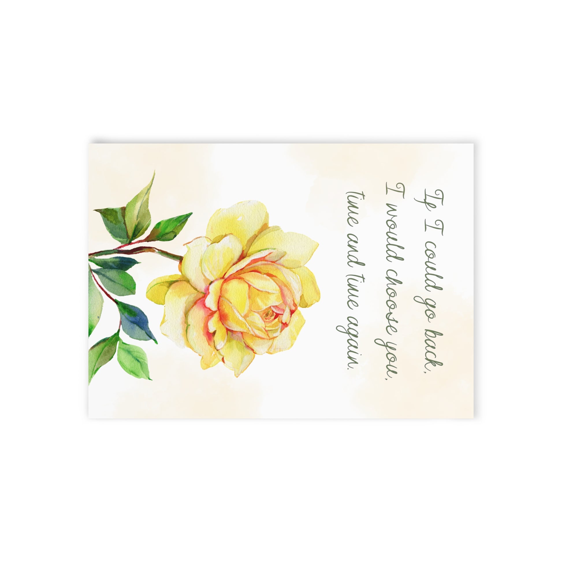 The Dreamer's Bookshop Affection "If I Could" Art Print Card - The Dreamer's Bookshop.