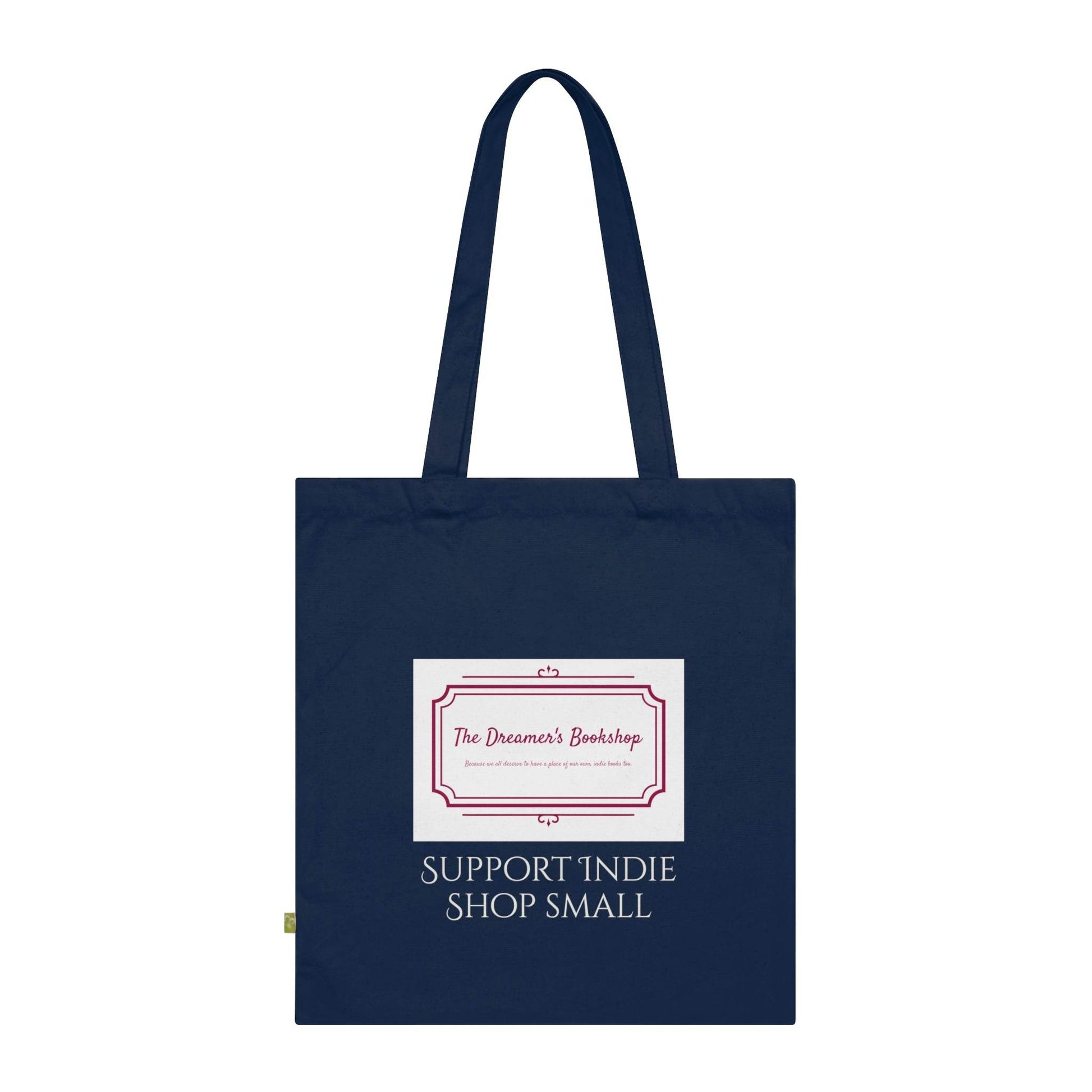 Support Indie Shop Small Organic Cotton Tote Bag - The Dreamer's Bookshop.