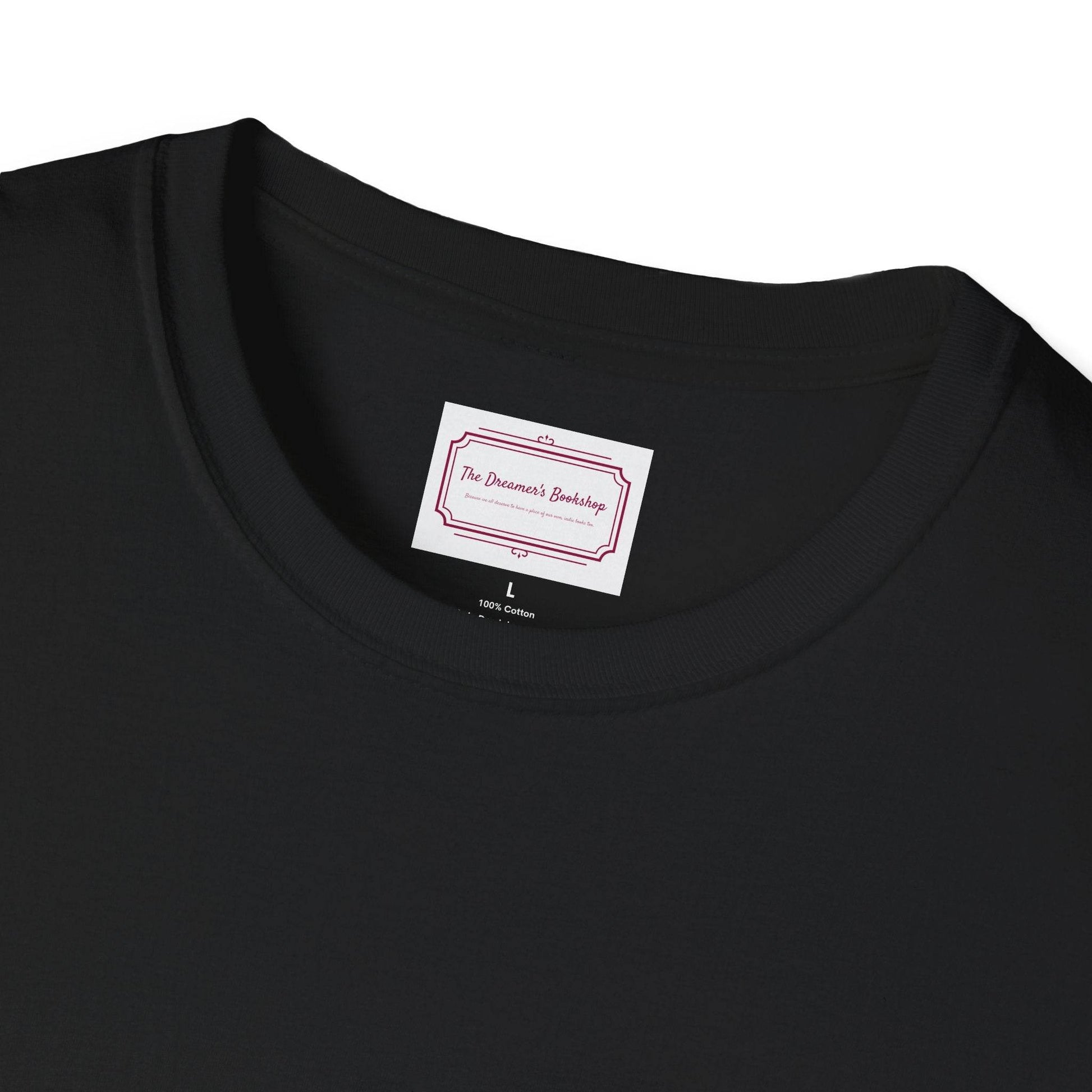 Inspirational Unisex Softstyle T-Shirt - Books are my cure - The Dreamer's Bookshop.
