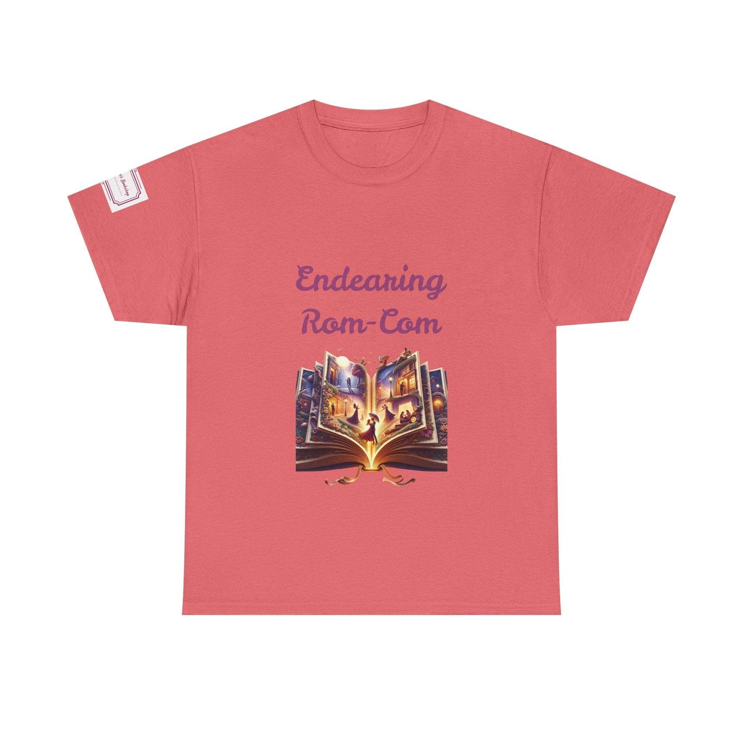 Endearing - Graphic Unisex Heavy Cotton Tee - Rom-Com Books - The Dreamer's Bookshop.