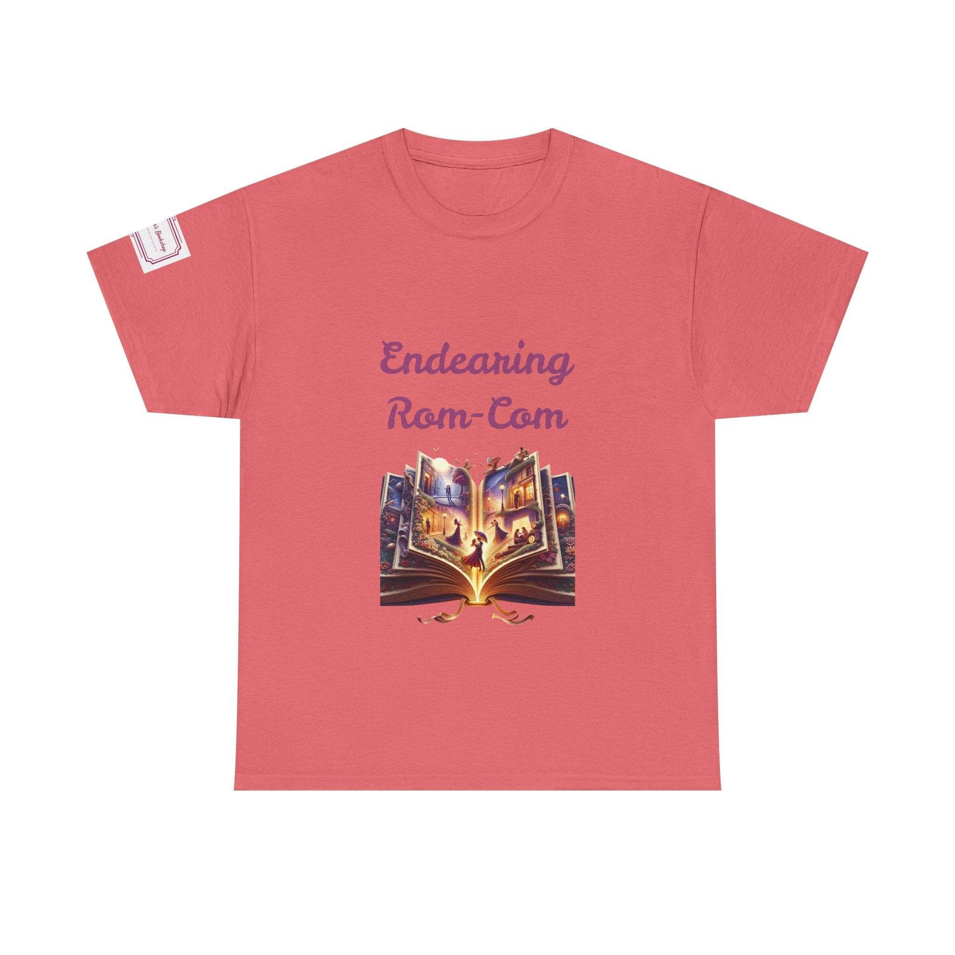 Endearing - Graphic Unisex Heavy Cotton Tee - Rom-Com Books - The Dreamer's Bookshop.
