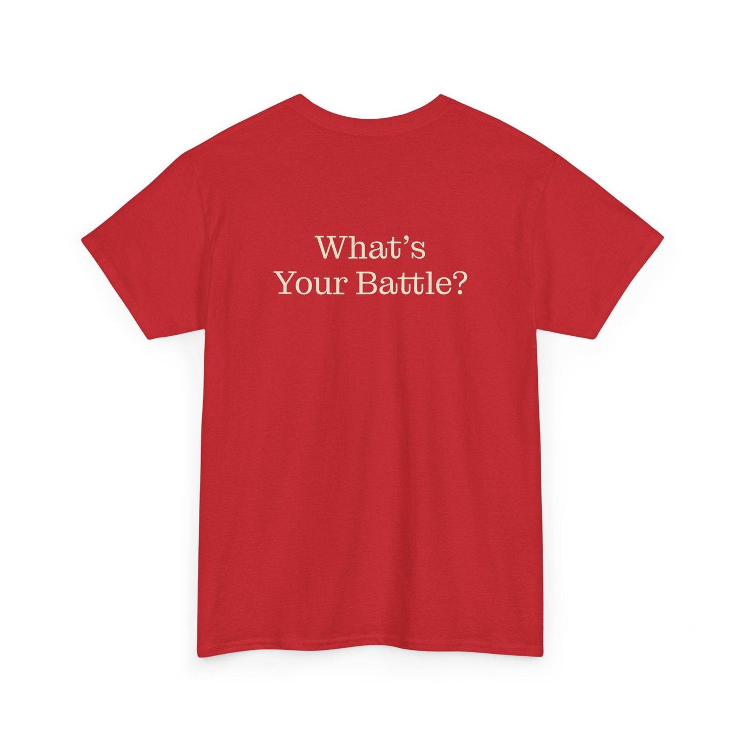 Chronic Pain Warrior Unisex Heavy Cotton Tee - Inspirational Battle T-Shirt - The Dreamer's Bookshop.