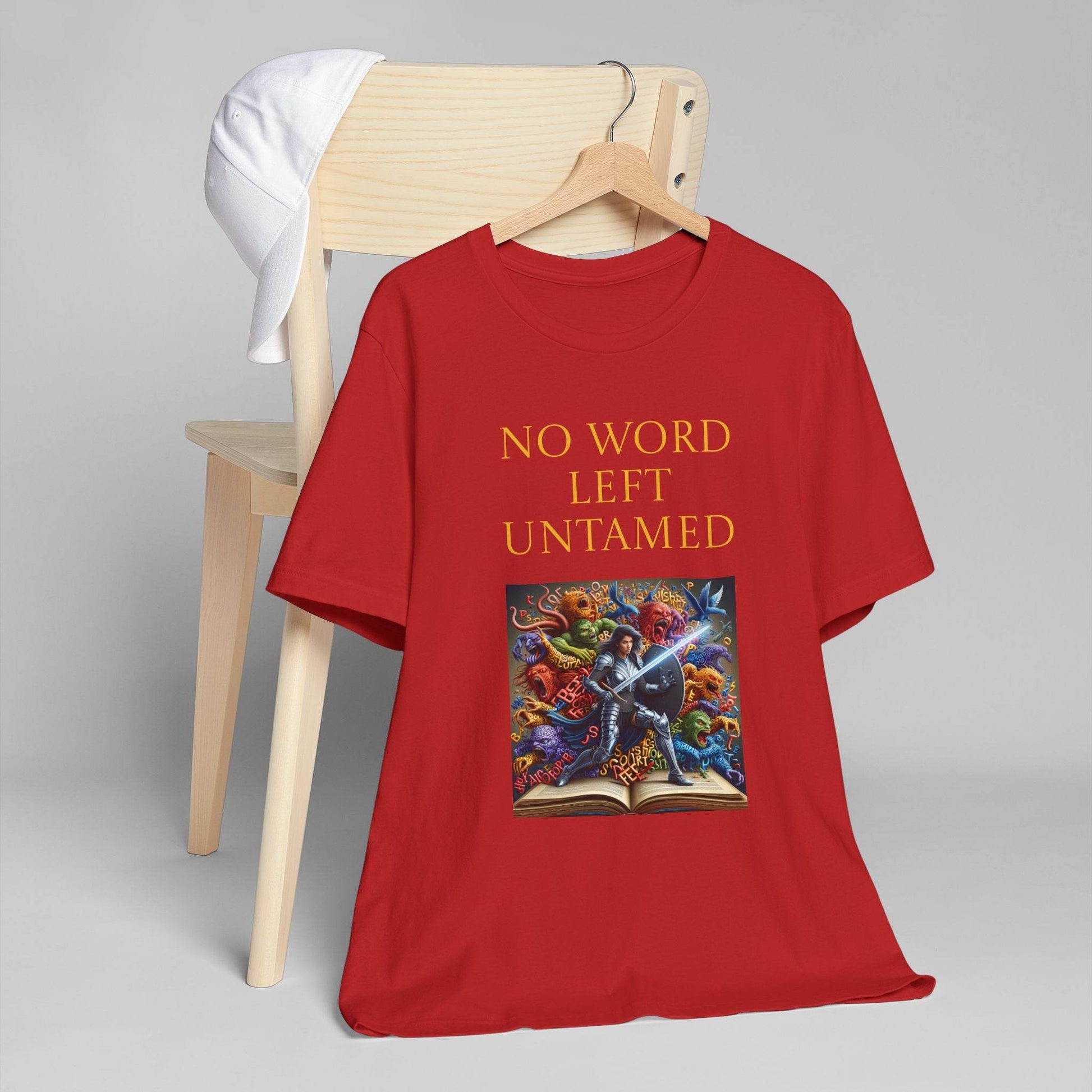 Unisex Jersey T-Shirt - No Word - The Dreamer's Bookshop.