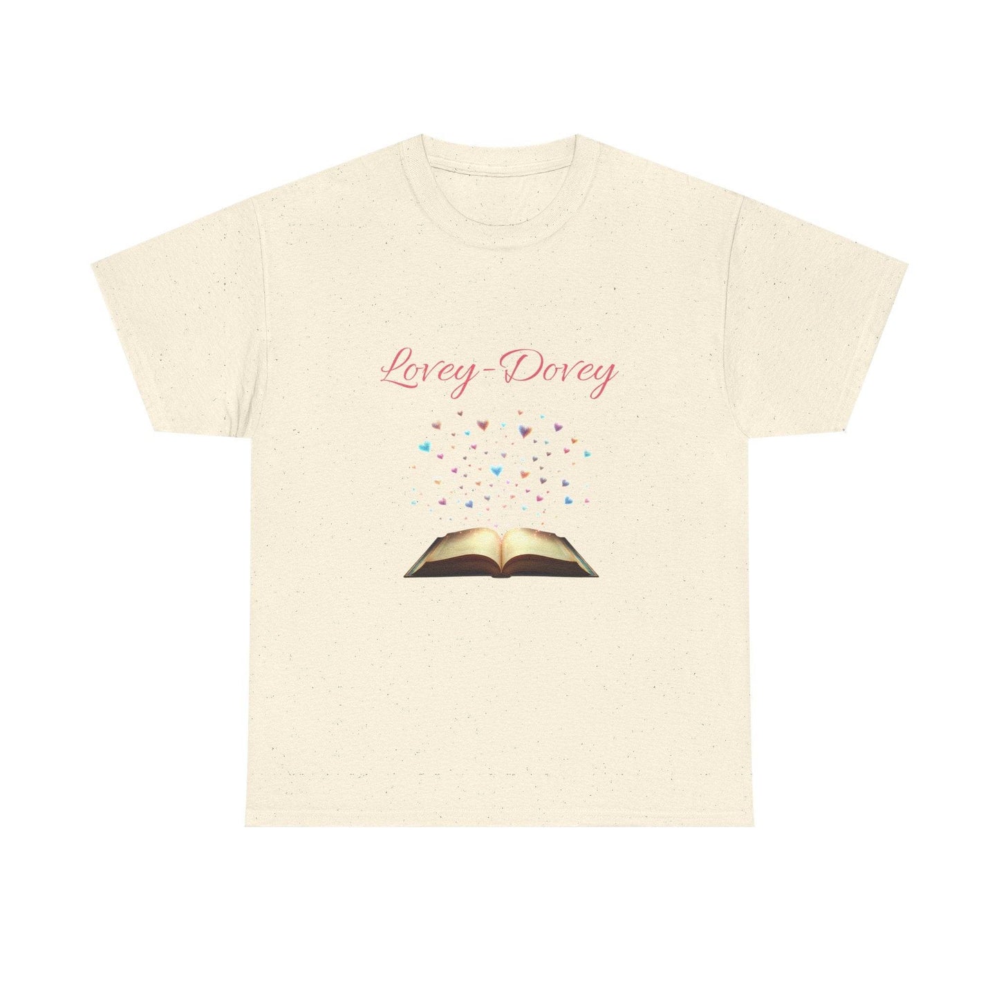 Lovey-Dovey - Graphic Tee - Unisex Heavy Cotton T-Shirt for Book Lovers - The Dreamer's Bookshop.