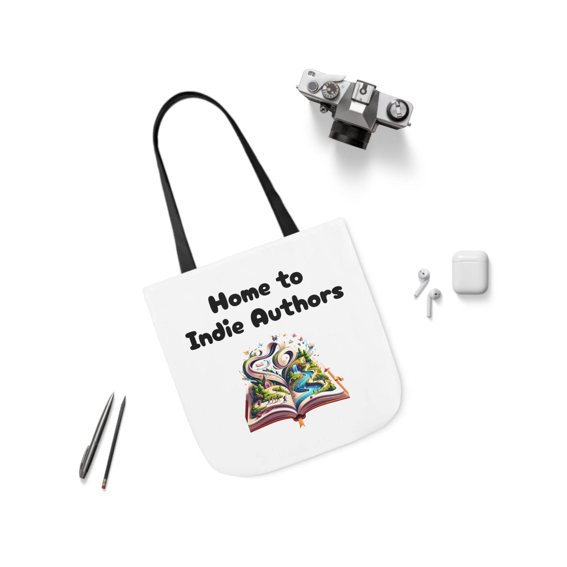 Home to Indie Authors Tote Bag - Perfect Gift for Book Lovers - The Dreamer's Bookshop.