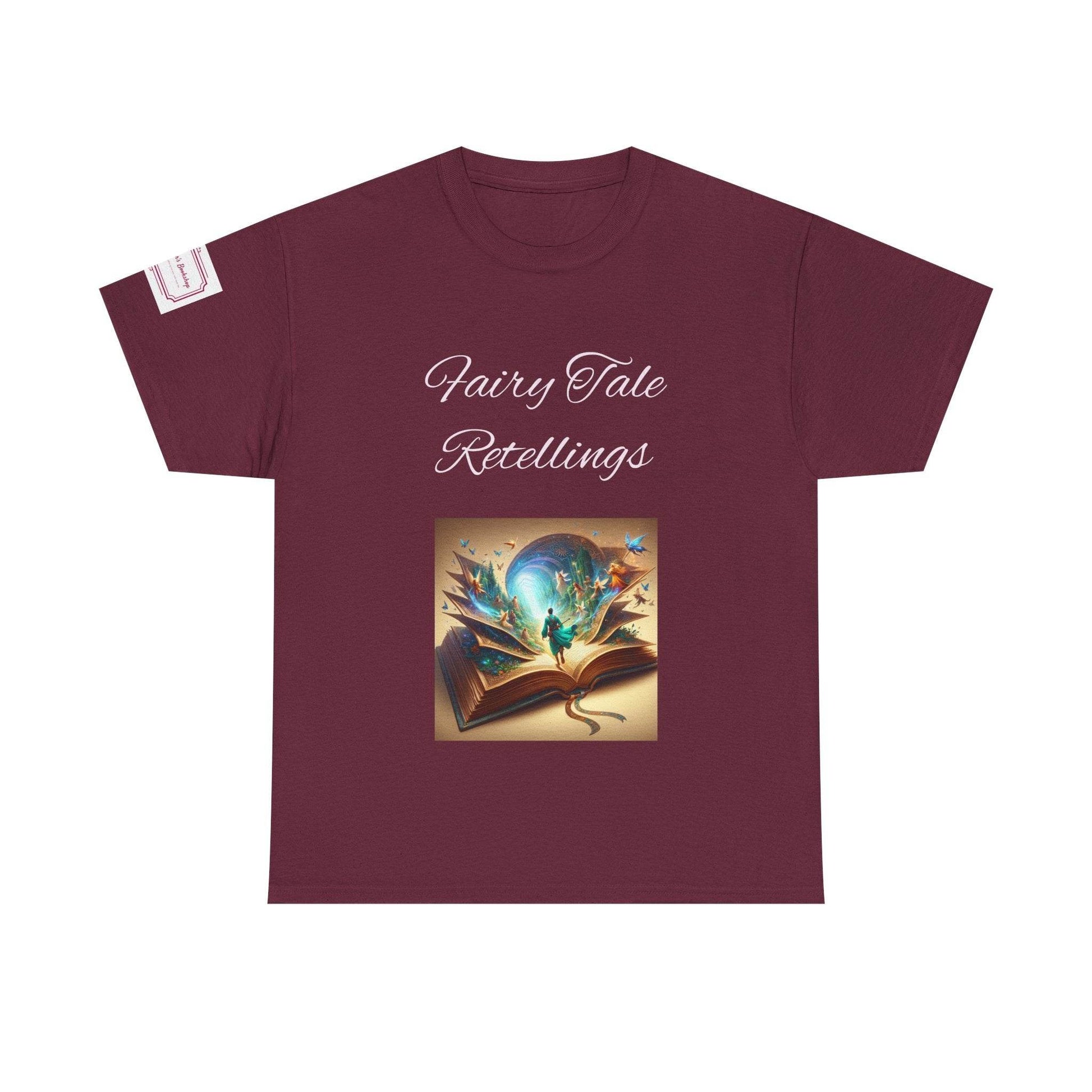 Fiction - Unisex Heavy Cotton Tee - Fairy Tale Retellings - The Dreamer's Bookshop.
