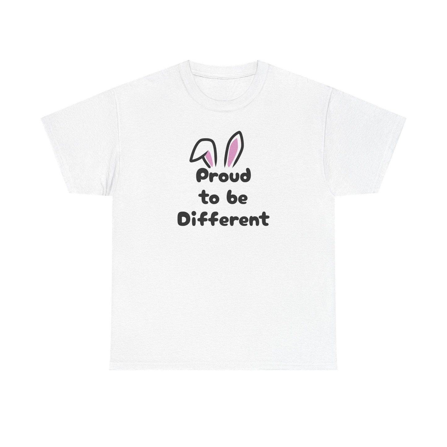 Proud to Be Different Unisex Heavy Cotton Tee - Celebrate Individuality - The Dreamer's Bookshop.
