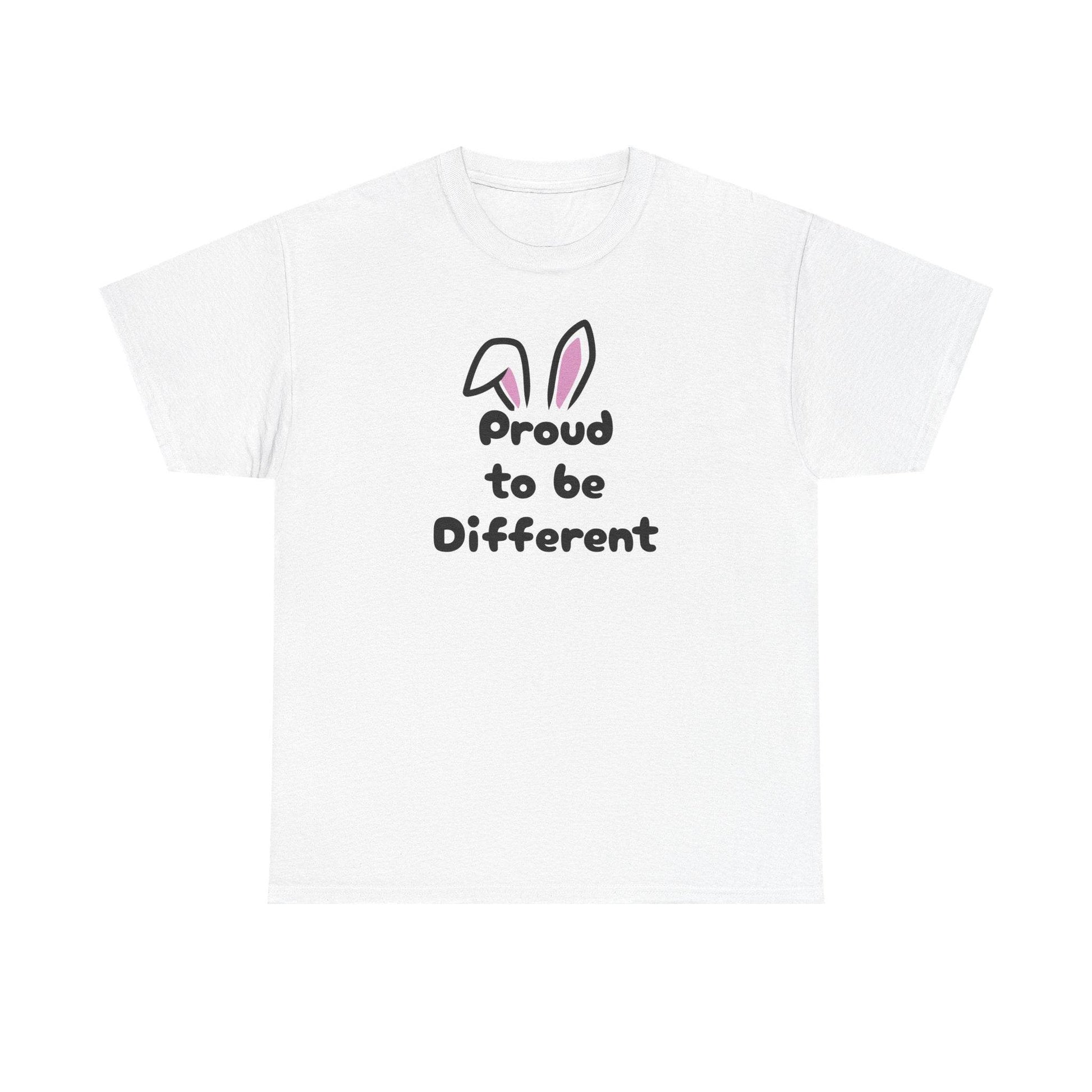 Proud to Be Different Unisex Heavy Cotton Tee - Celebrate Individuality - The Dreamer's Bookshop.