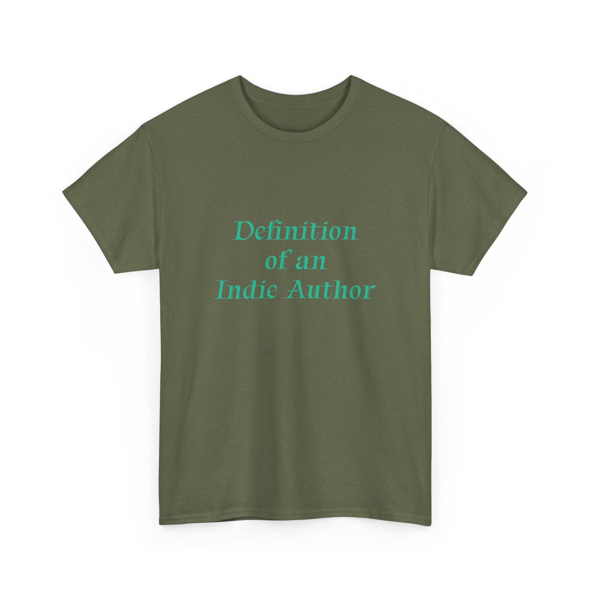 Indie Author - Unisex Heavy Cotton Tee - Creative Apparel - The Dreamer's Bookshop.