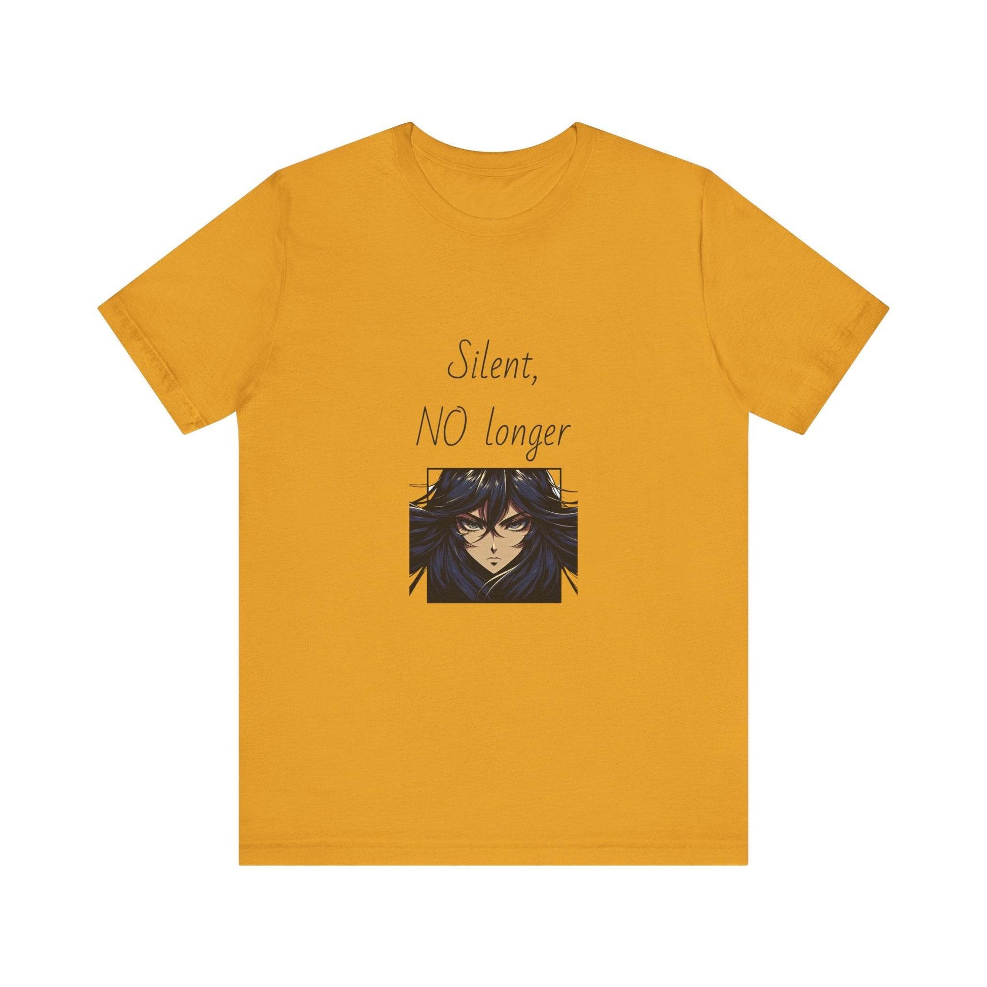 Fierce Survivor Unisex Short Sleeve Tee - Silent, NO longer - The Dreamer's Bookshop.