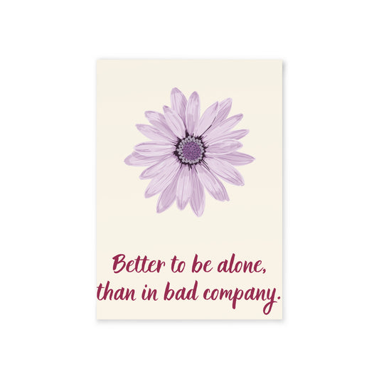 The Dreamer's Bookshop - Love Yourself Card "Better Alone" - The Dreamer's Bookshop.