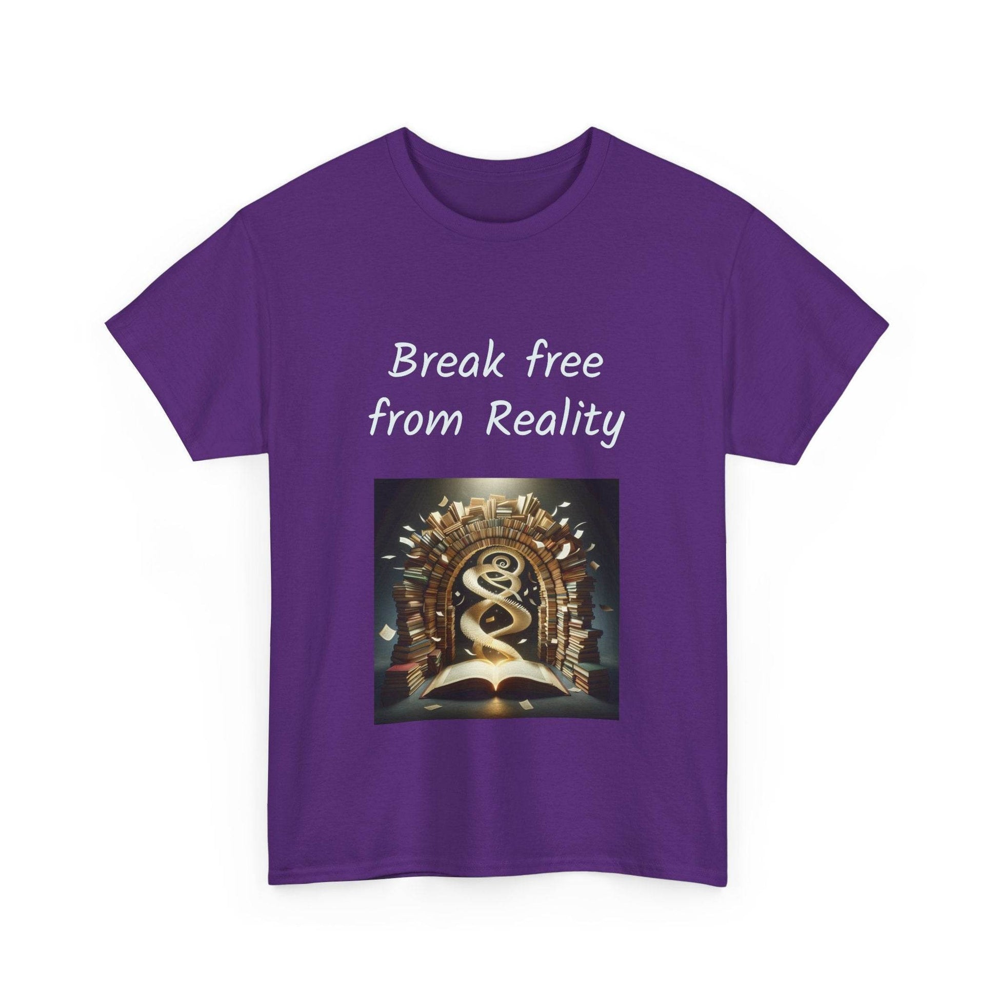 Break Free - Unisex Heavy Cotton Tee - Book Lovers - The Dreamer's Bookshop.