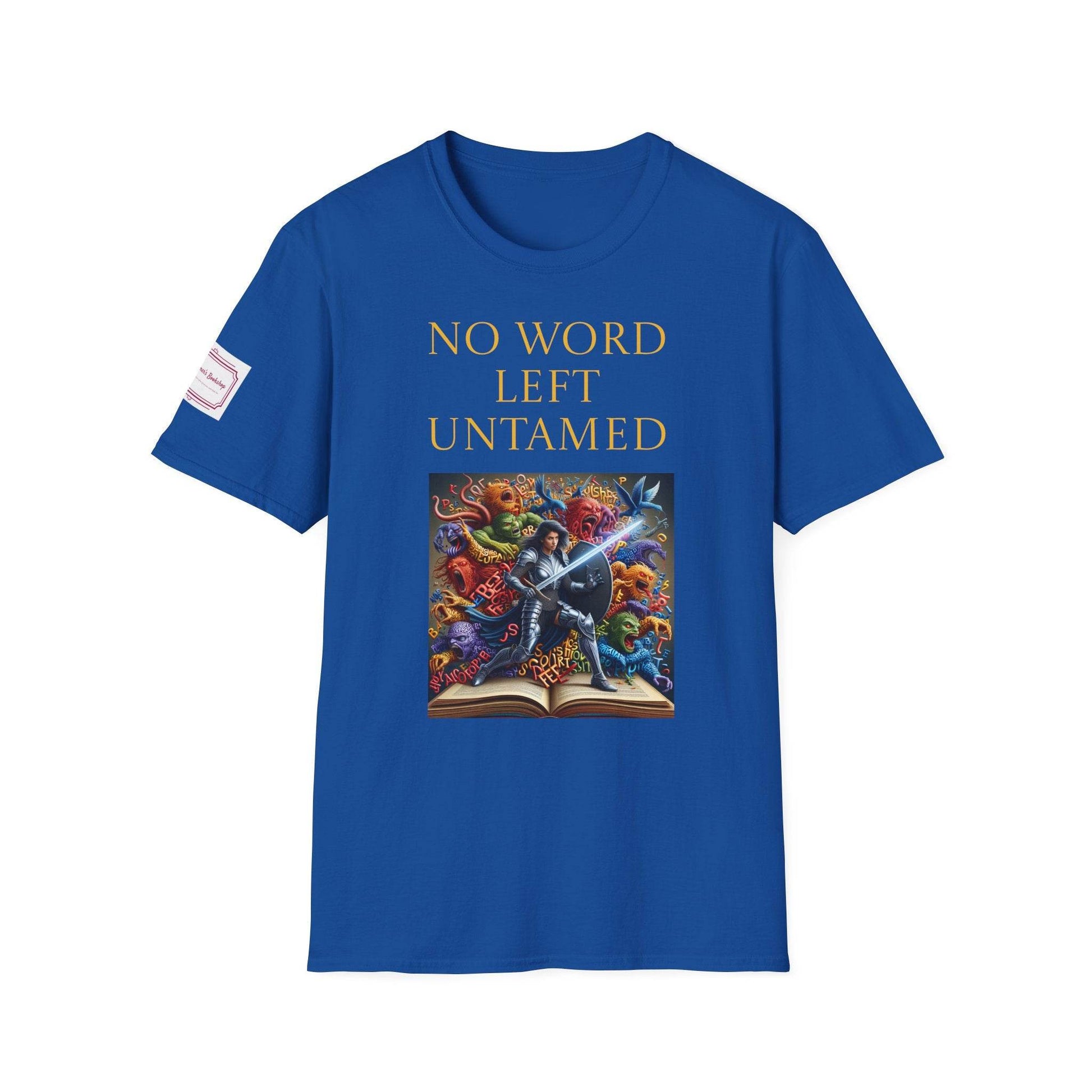 Inspirational Unisex Softstyle T-Shirt - 'No Word' Creative Design - The Dreamer's Bookshop.