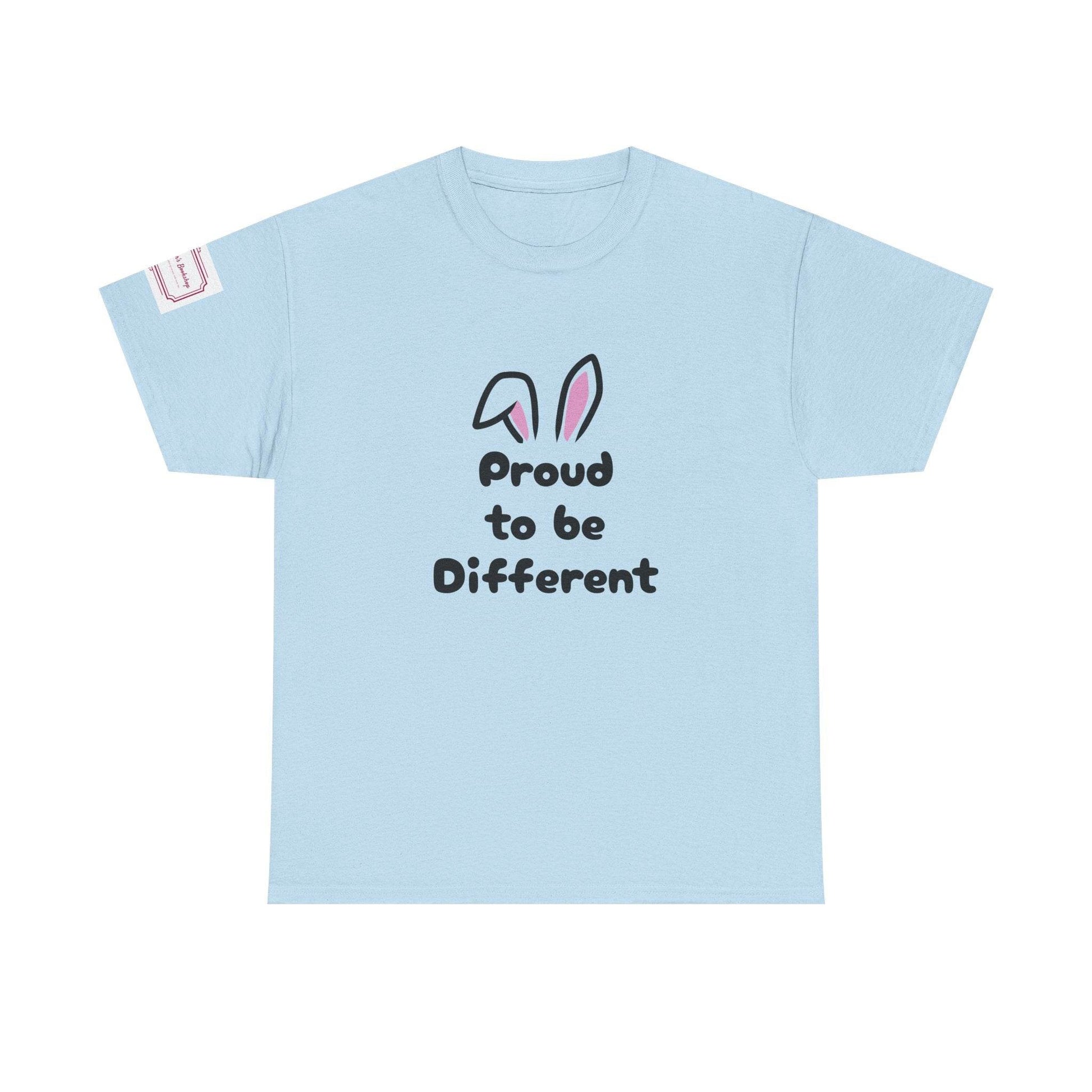 Proud to Be Different Unisex Heavy Cotton Tee – Celebrate Uniqueness - The Dreamer's Bookshop.