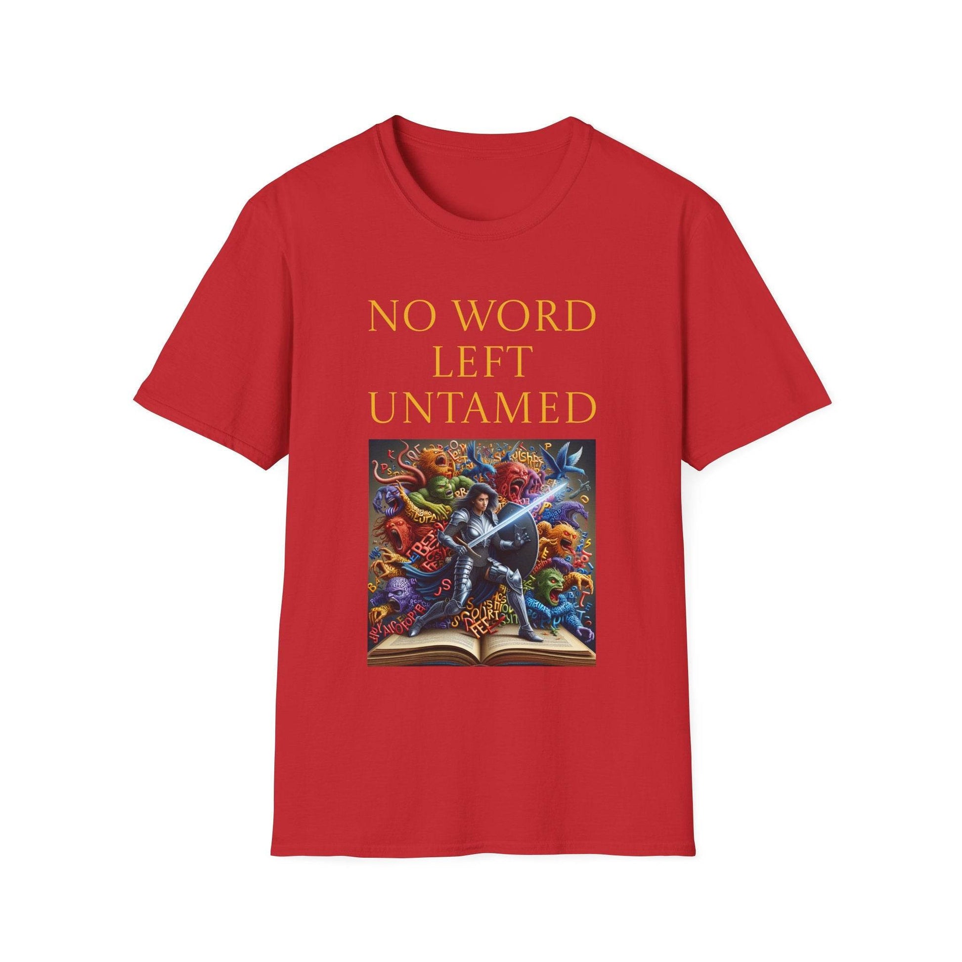 Unisex Softstyle T-Shirt - 'No Word' - The Dreamer's Bookshop.