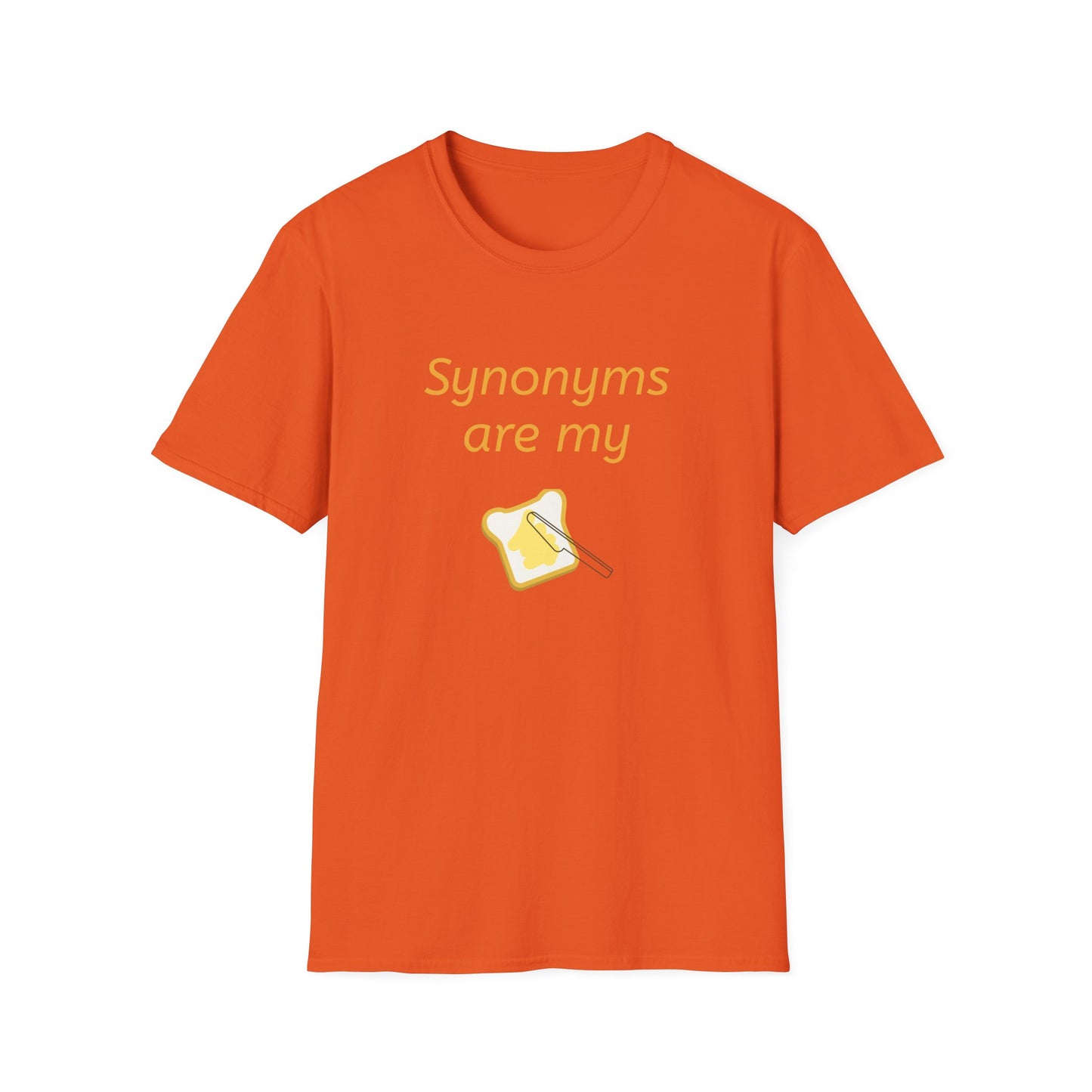 Funny "Synonyms Are My Jam" T-Shirt - Perfect Gift for Writers and Teachers - The Dreamer's Bookshop.