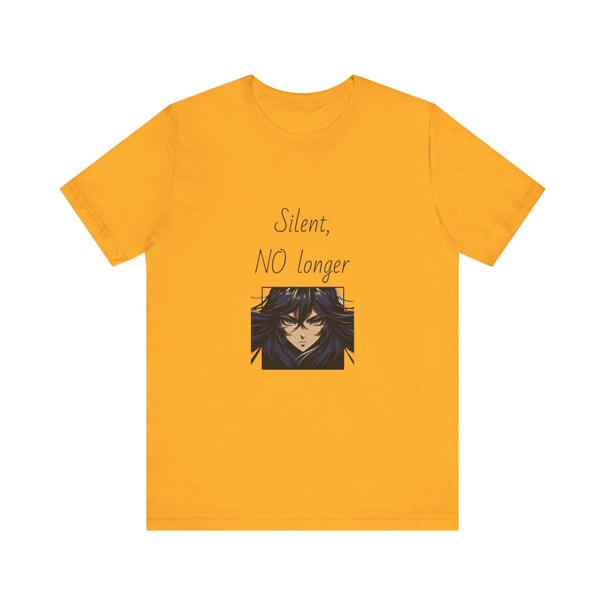 Fierce Survivor Unisex Short Sleeve Tee - Silent, NO longer - The Dreamer's Bookshop.