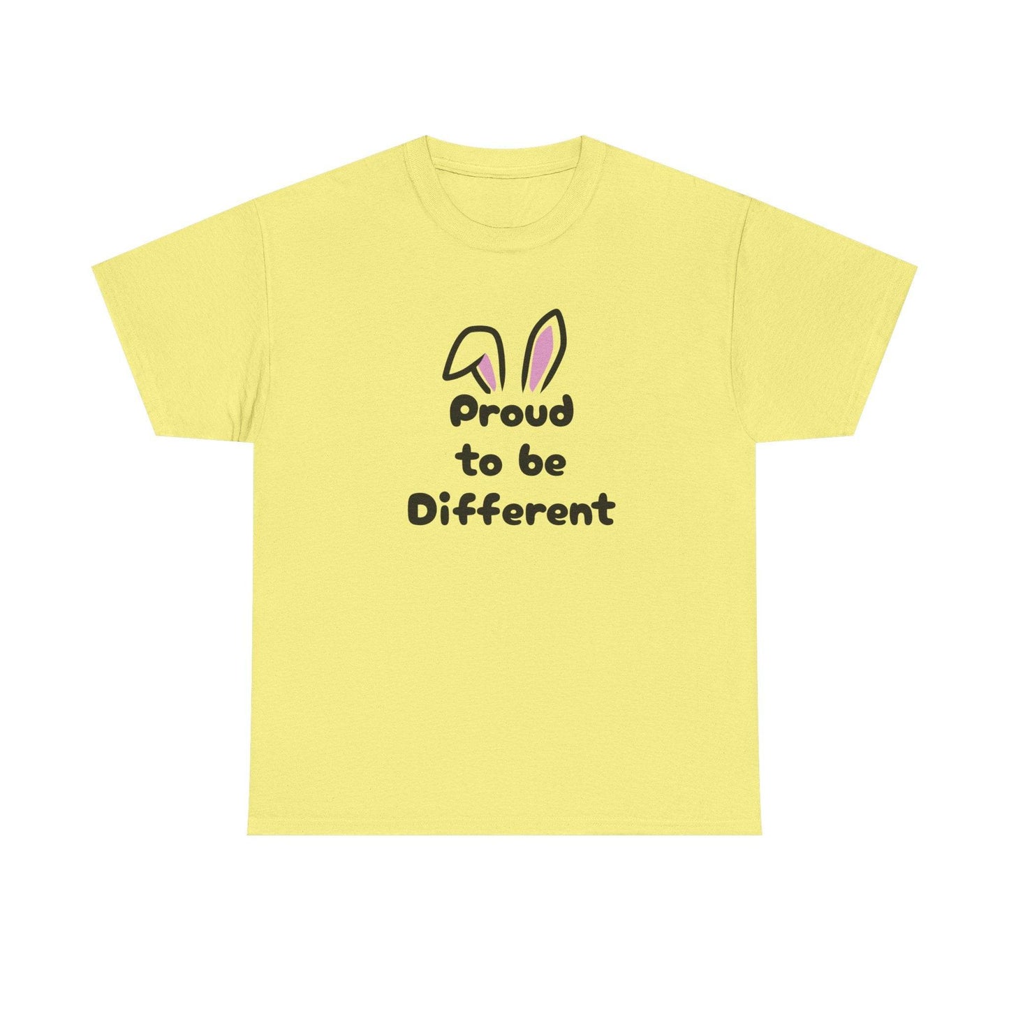 Proud to be Different Unisex Heavy Cotton Tee - Celebrate Individuality & Self-Expression - The Dreamer's Bookshop.
