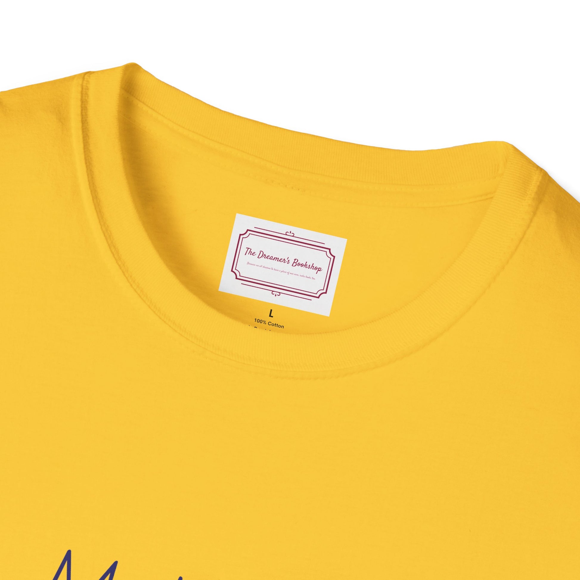 Motivational Unisex Softstyle T-Shirt - "Make Life More Positive" - The Dreamer's Bookshop.