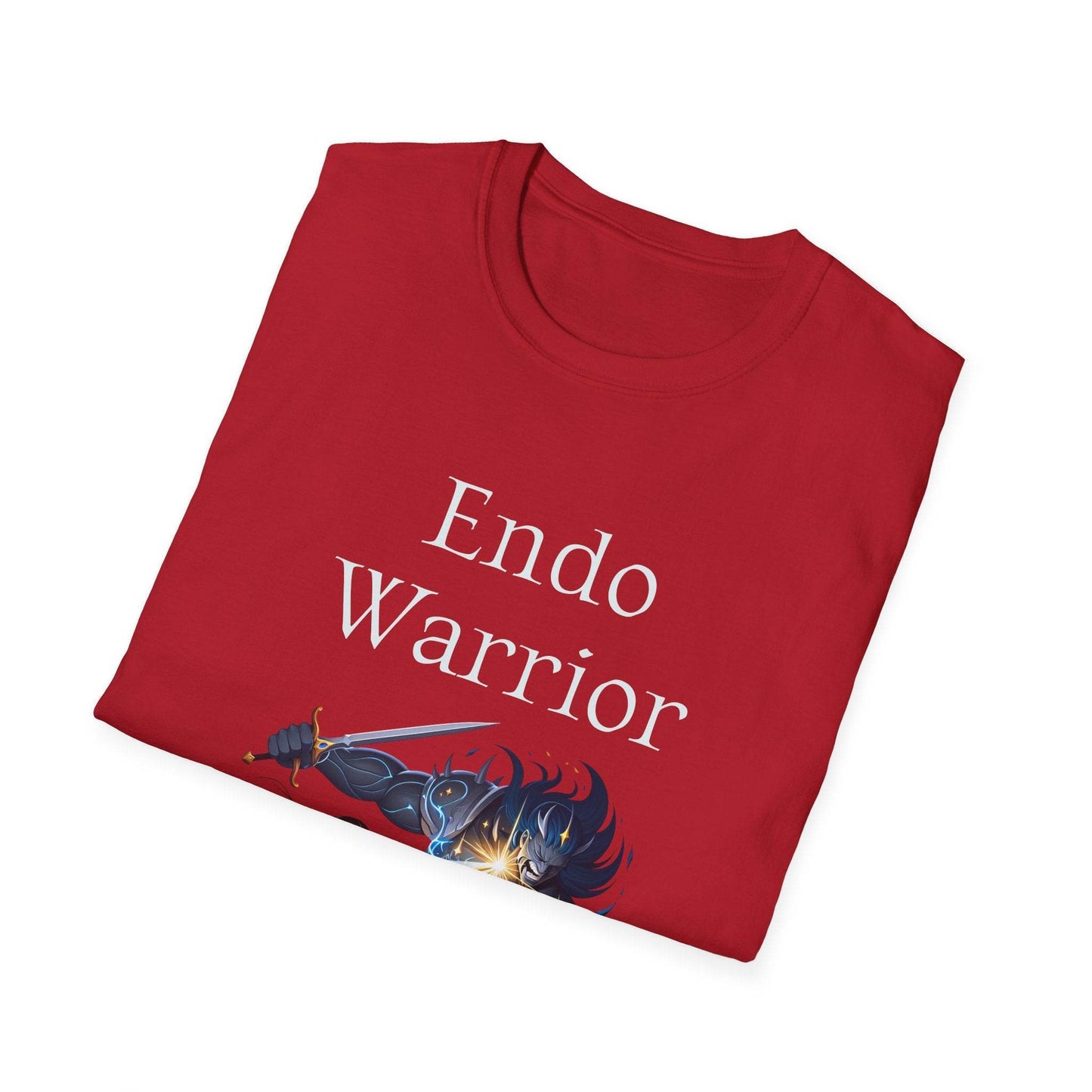Endometriosis Warrior Unisex Softstyle T-Shirt - Empowering Battle for Women's Health - The Dreamer's Bookshop.