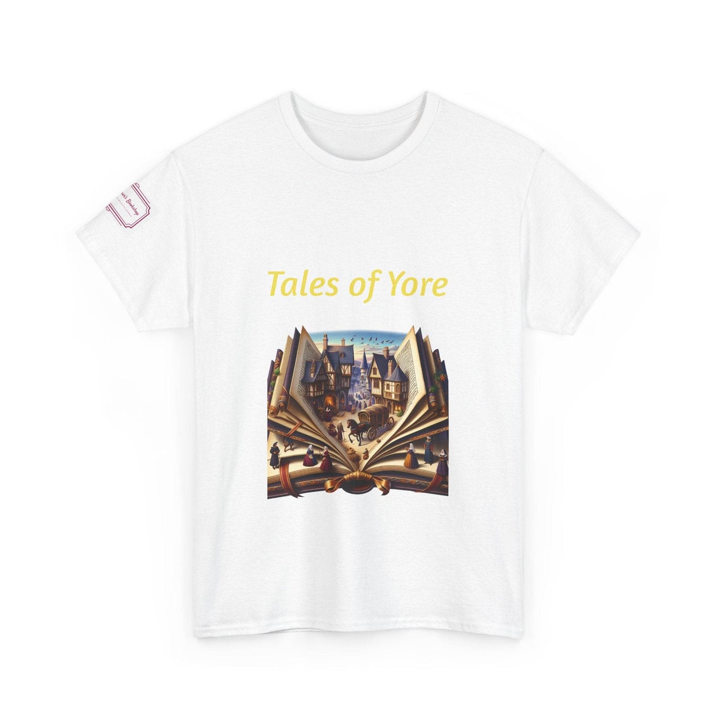 Tales of Yore - Graphic Unisex Heavy Cotton Tee - Historical Books - The Dreamer's Bookshop.
