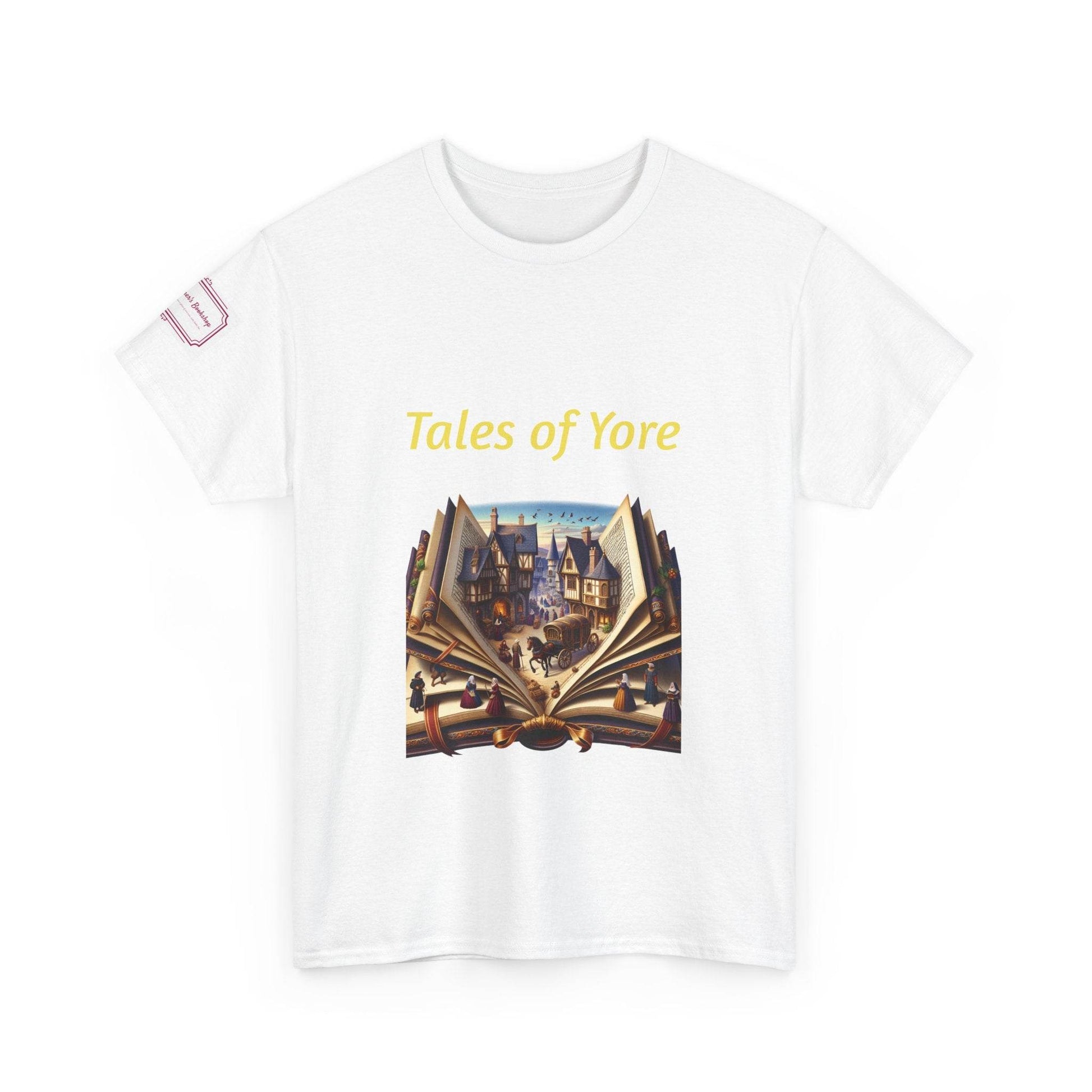 Tales of Yore - Graphic Unisex Heavy Cotton Tee - Historical Books - The Dreamer's Bookshop.
