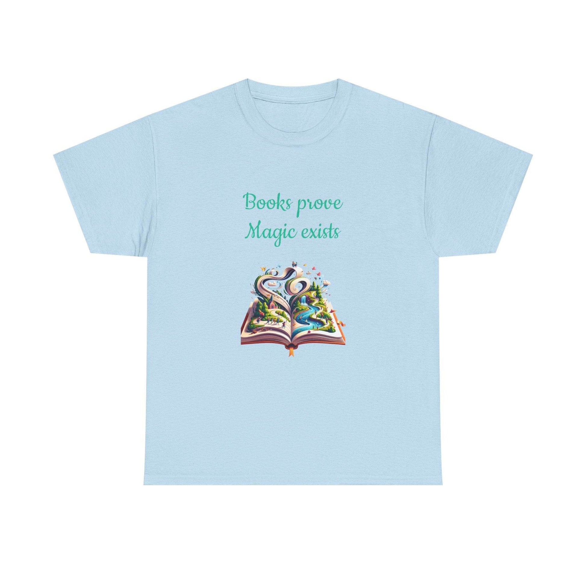 Magic Exists -A Unisex Heavy Cotton Tee - Perfect for Book Lovers - The Dreamer's Bookshop.