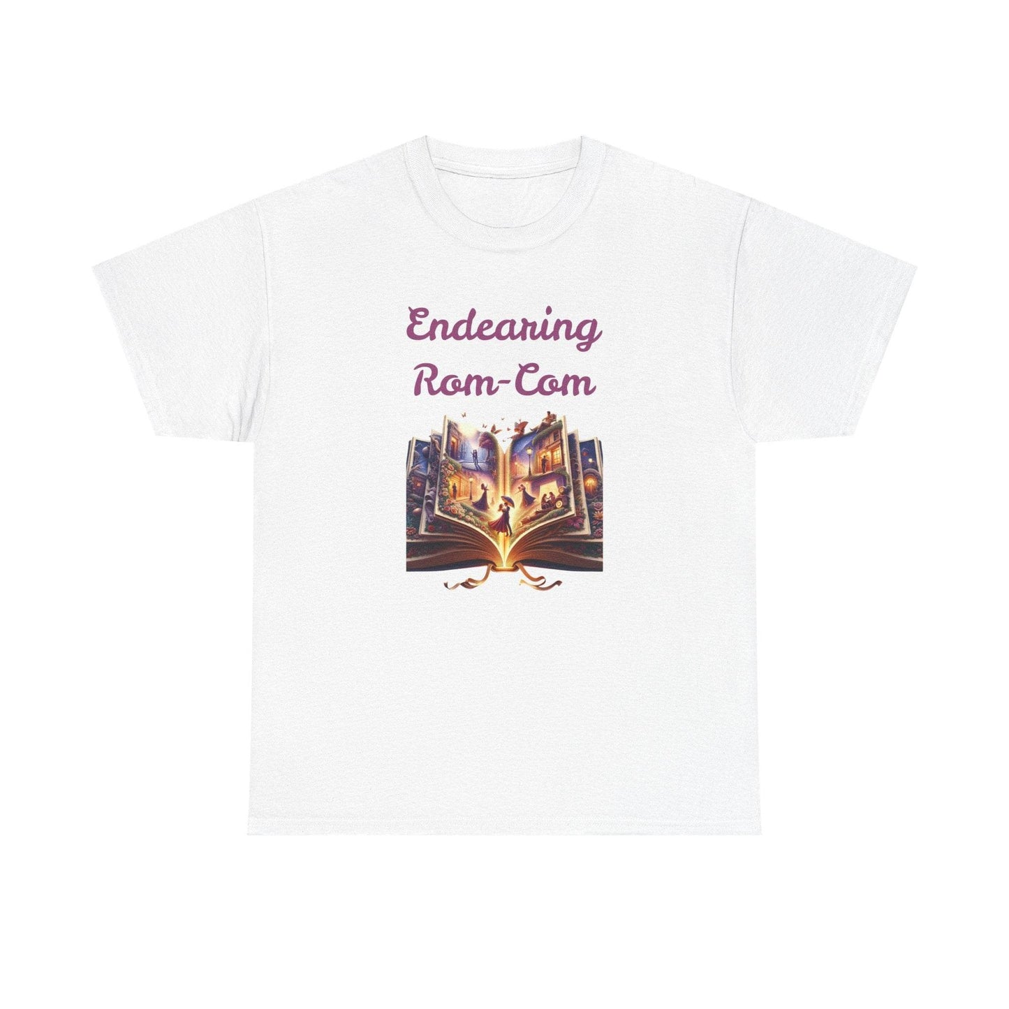 Endearing - Graphic Tee - Unisex Heavy Cotton T-Shirt Rom-Com Books - The Dreamer's Bookshop.