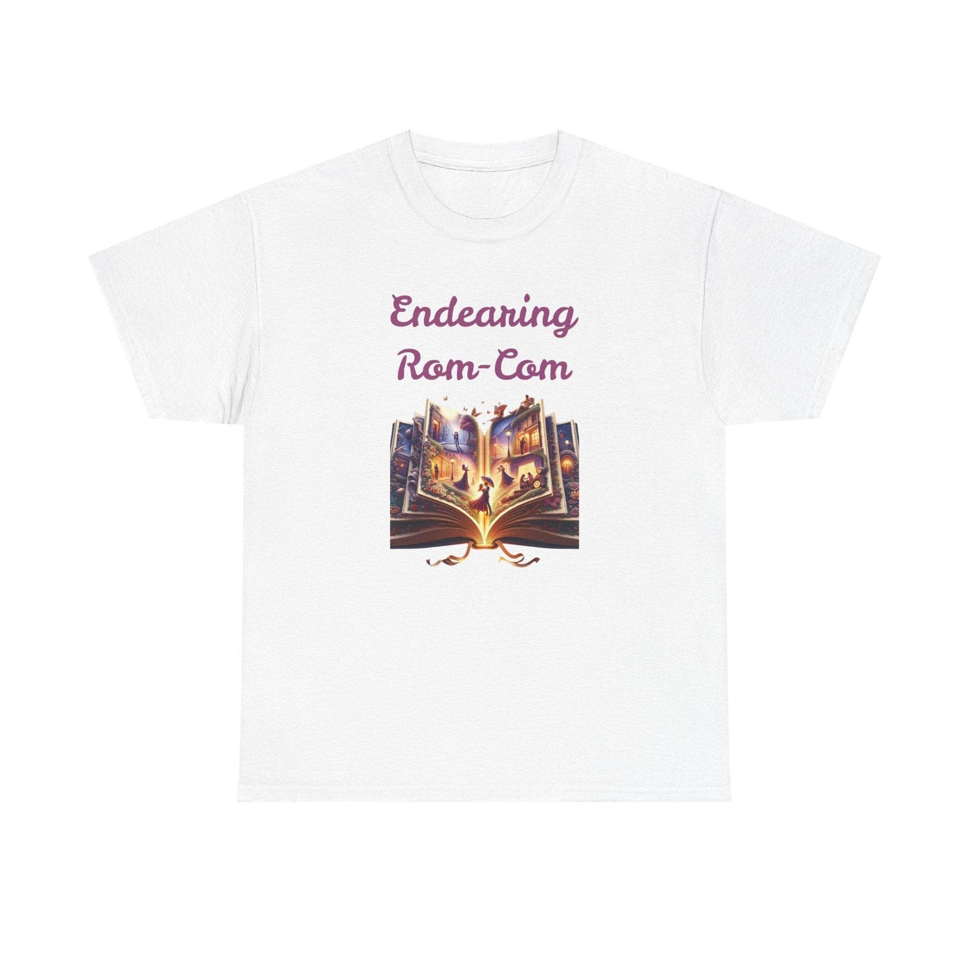 Endearing - Graphic Tee - Unisex Heavy Cotton T-Shirt Rom-Com Books - The Dreamer's Bookshop.