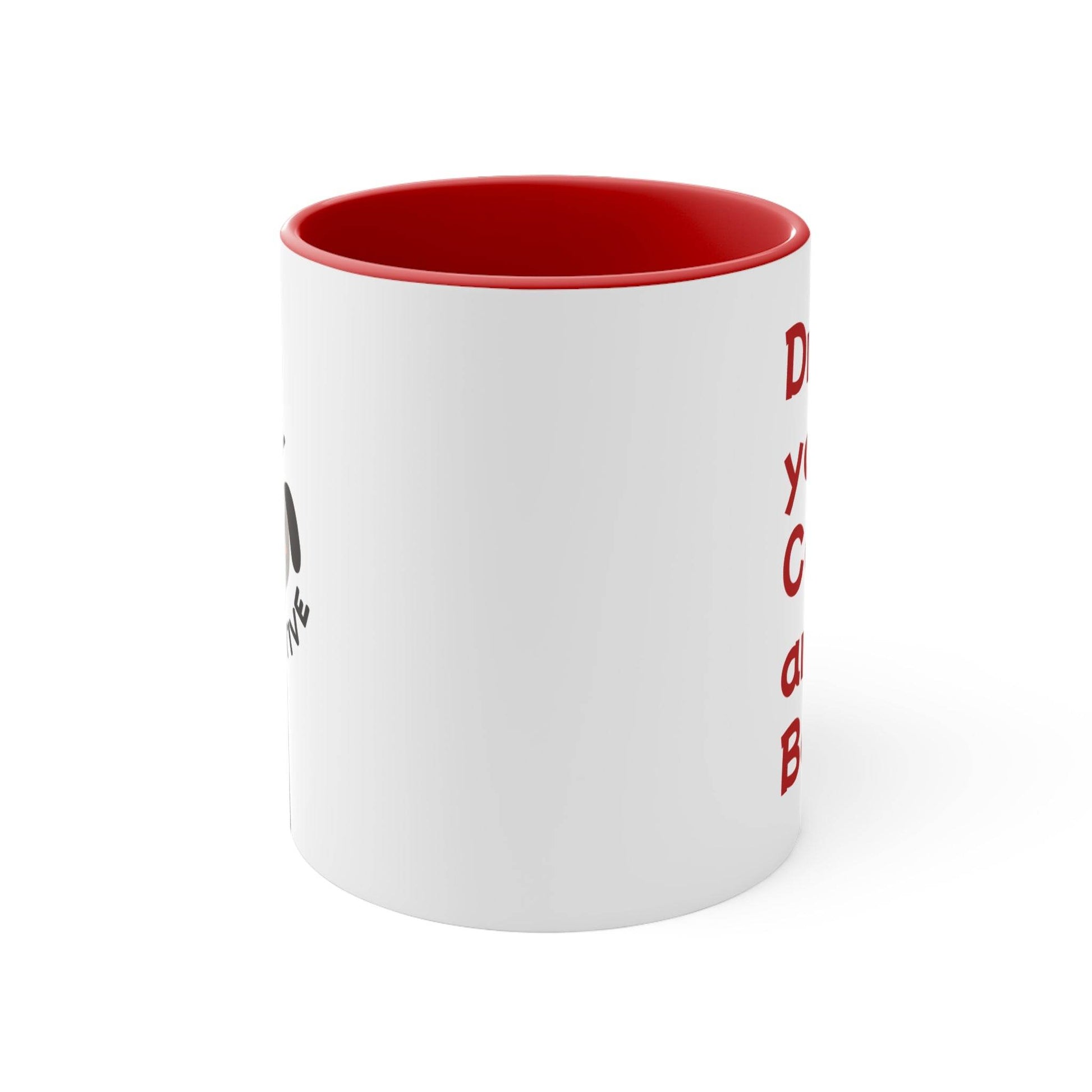 Funny Dog Pawsitive Mug - 11oz Drink and Behave Coffee Cup - The Dreamer's Bookshop.