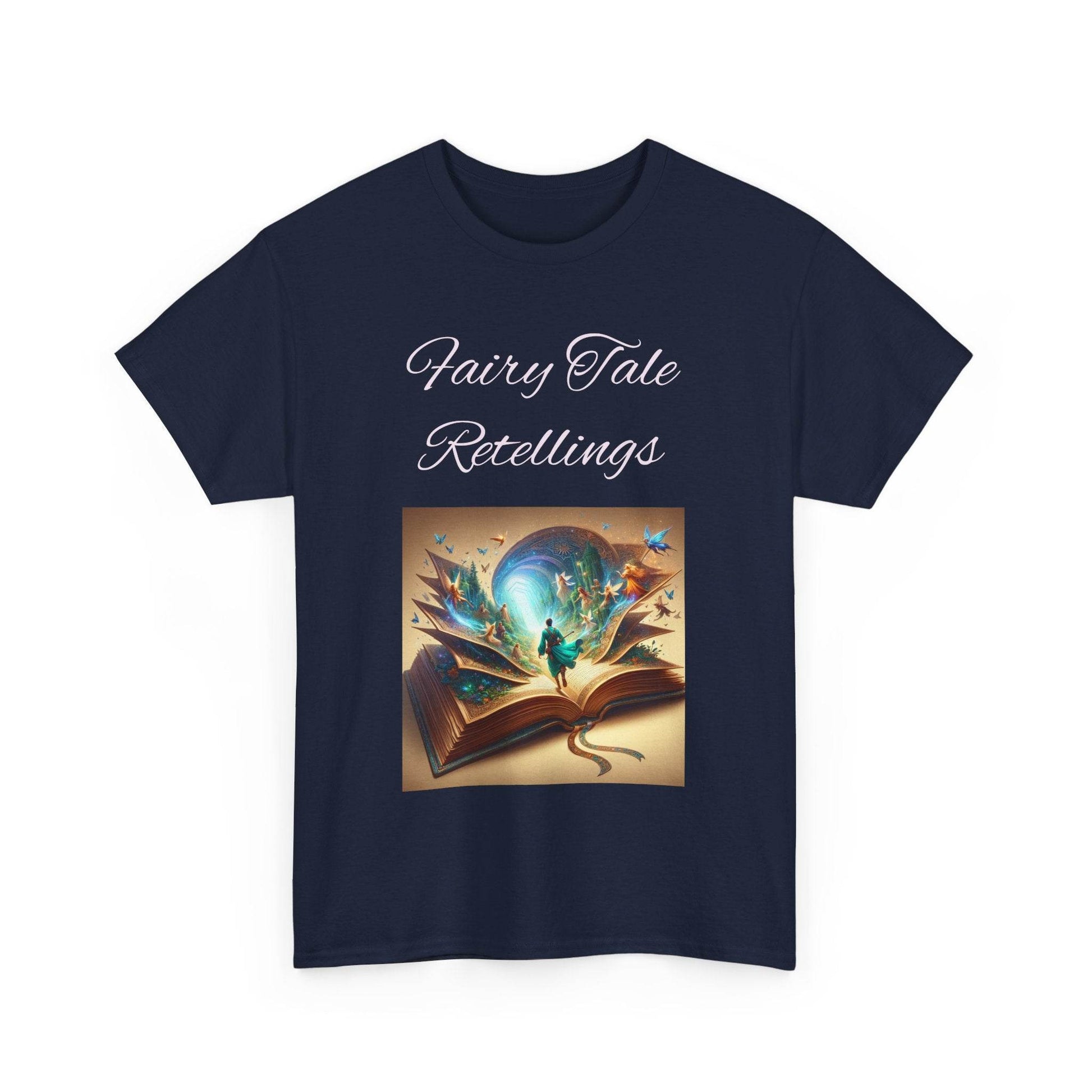 Fiction - Unisex Heavy Cotton Tee - Fairy Tale Retellings - The Dreamer's Bookshop.