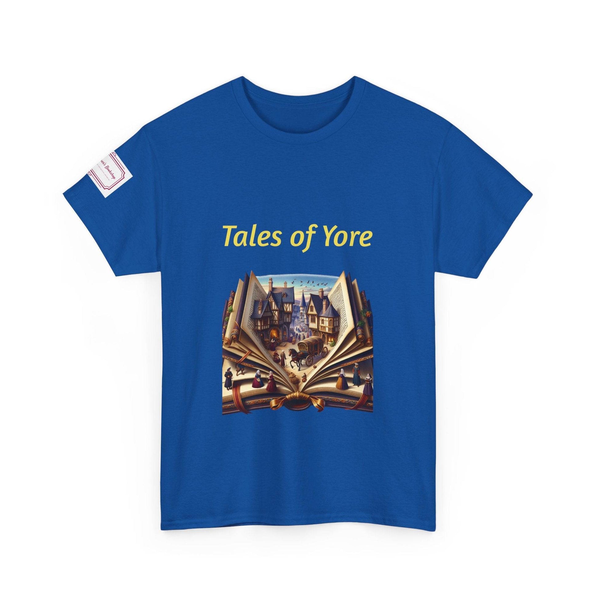Tales of Yore - Graphic Unisex Heavy Cotton Tee - Historical Books - The Dreamer's Bookshop.