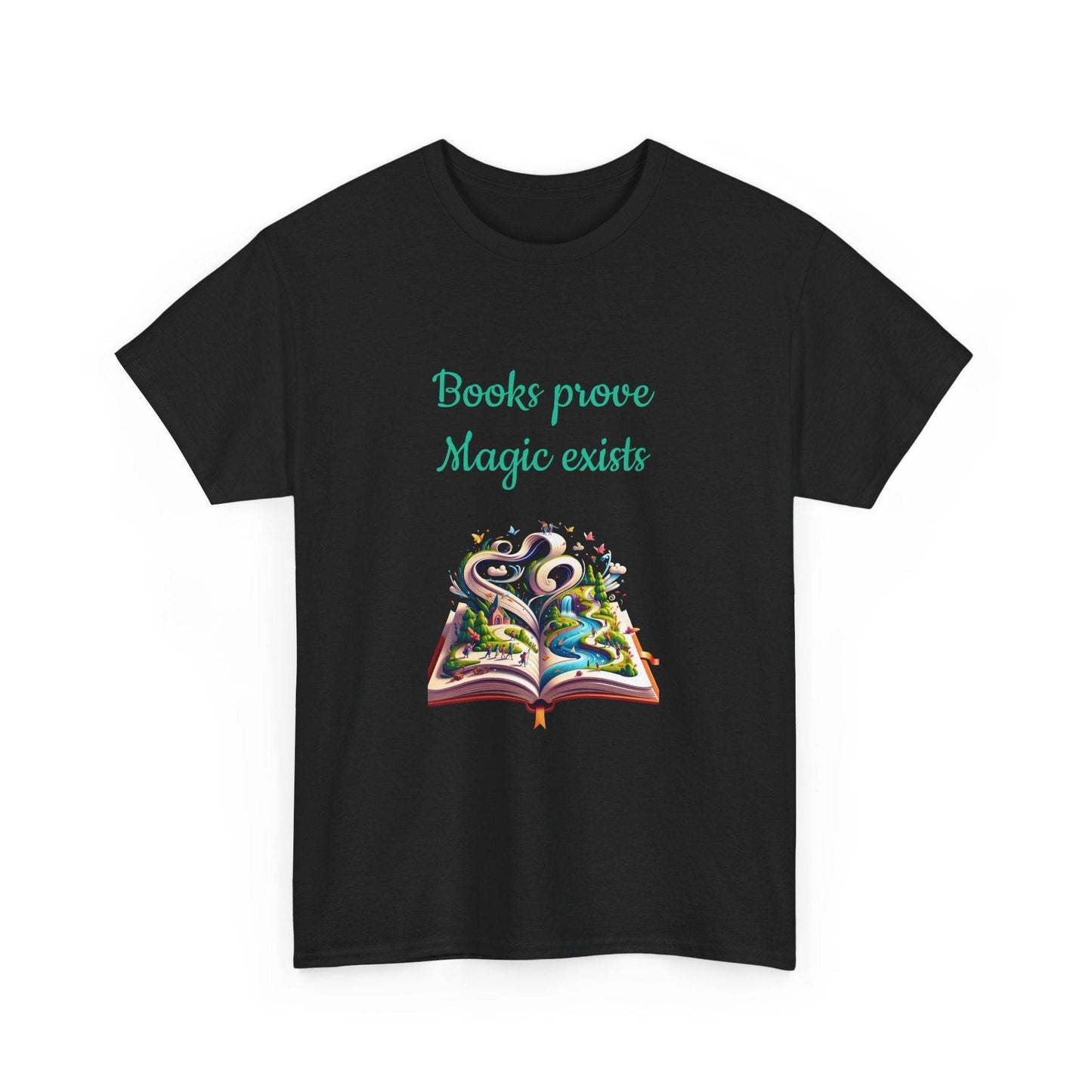 Magic Exists -A Unisex Heavy Cotton Tee - Perfect for Book Lovers - The Dreamer's Bookshop.