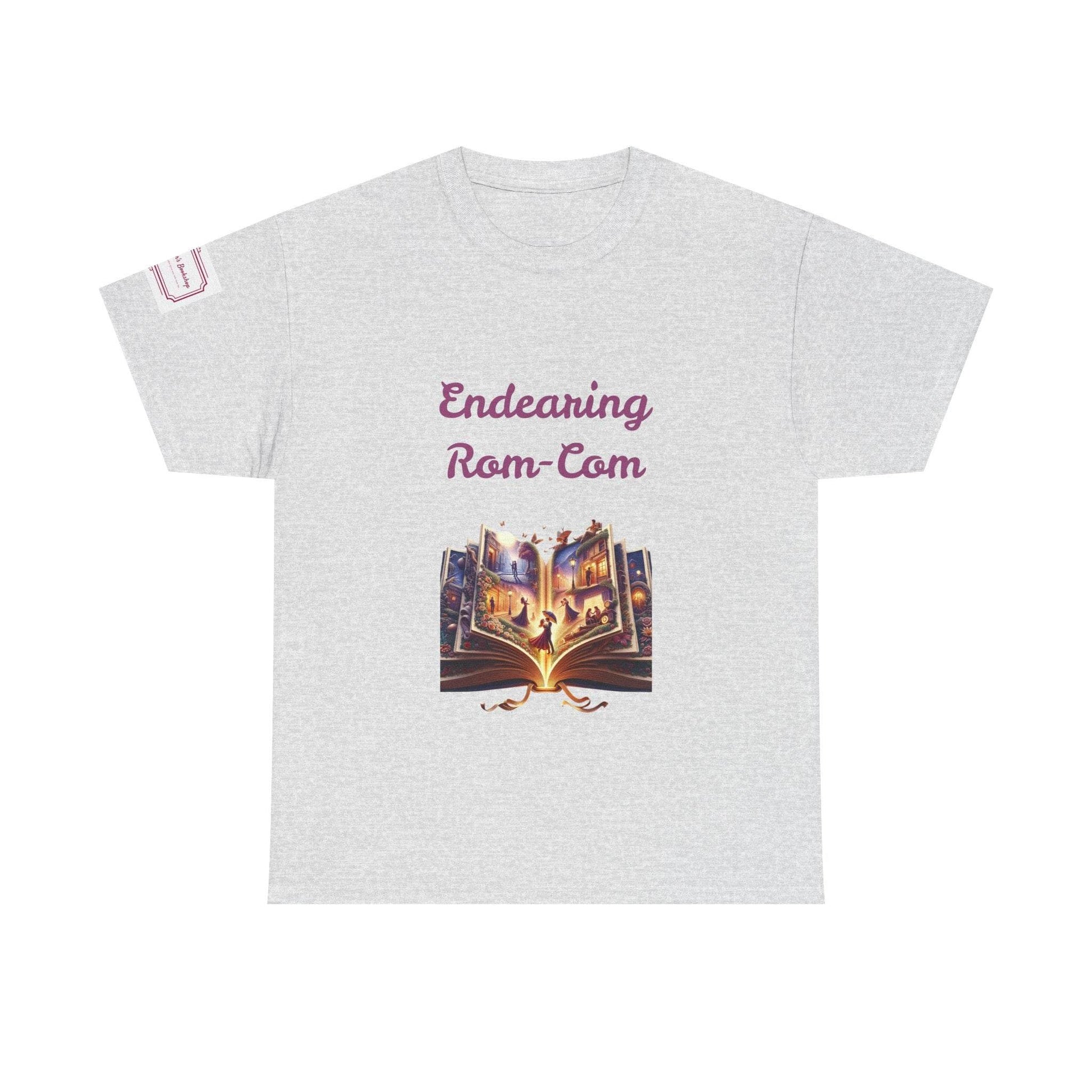 Endearing - Unisex Heavy Cotton Tee - Rom-Com Books - The Dreamer's Bookshop.