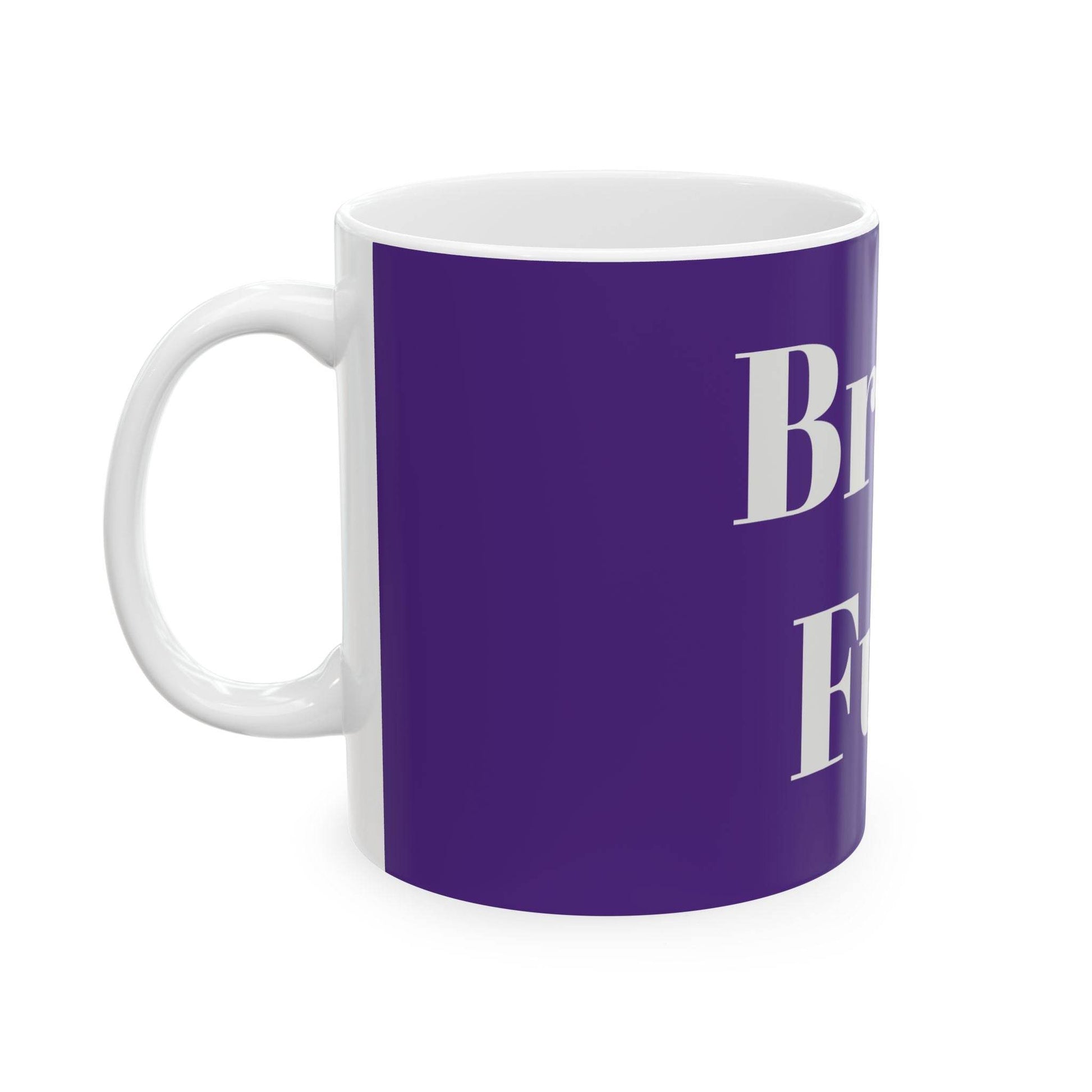 Brain Fuel Ceramic Mug - 11oz & 15oz Coffee Cup for Motivation and Inspiration - The Dreamer's Bookshop.