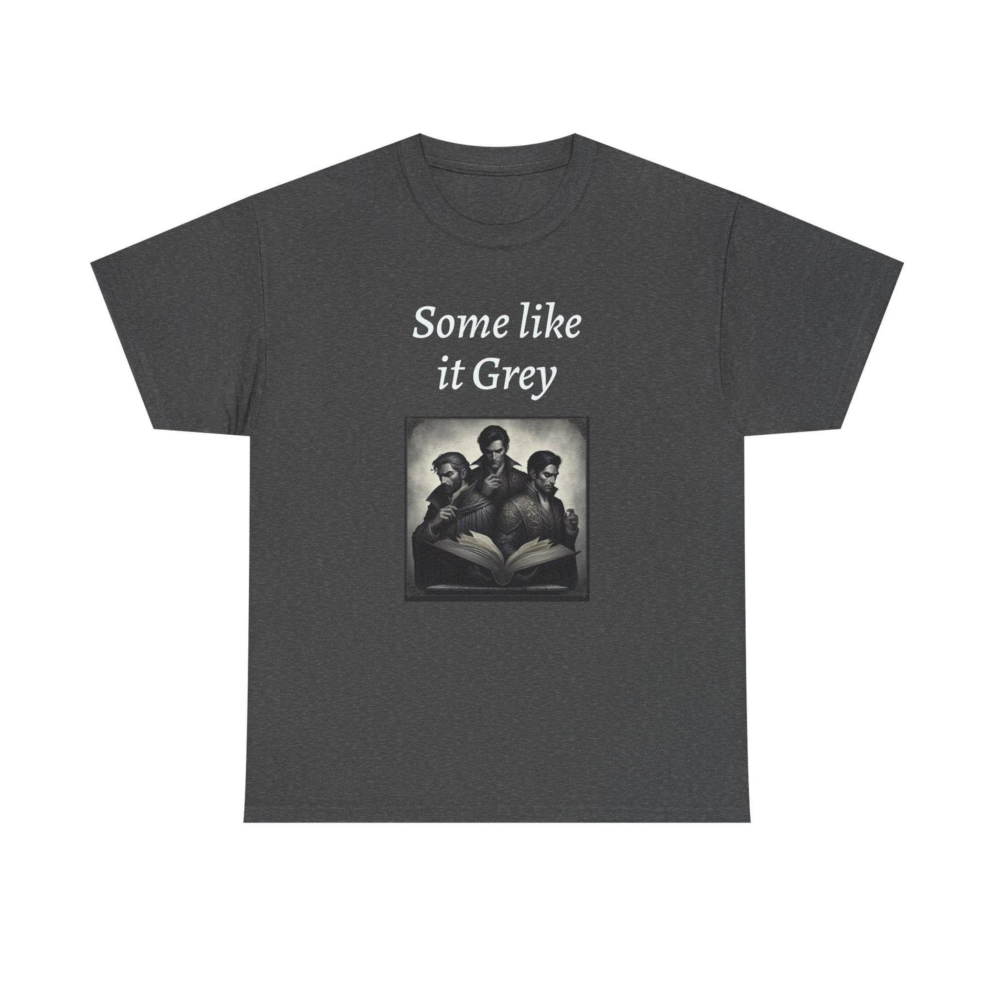 Like it Grey - Graphic Tee - Unisex Heavy Cotton T-Shirt for Book Lovers - The Dreamer's Bookshop.