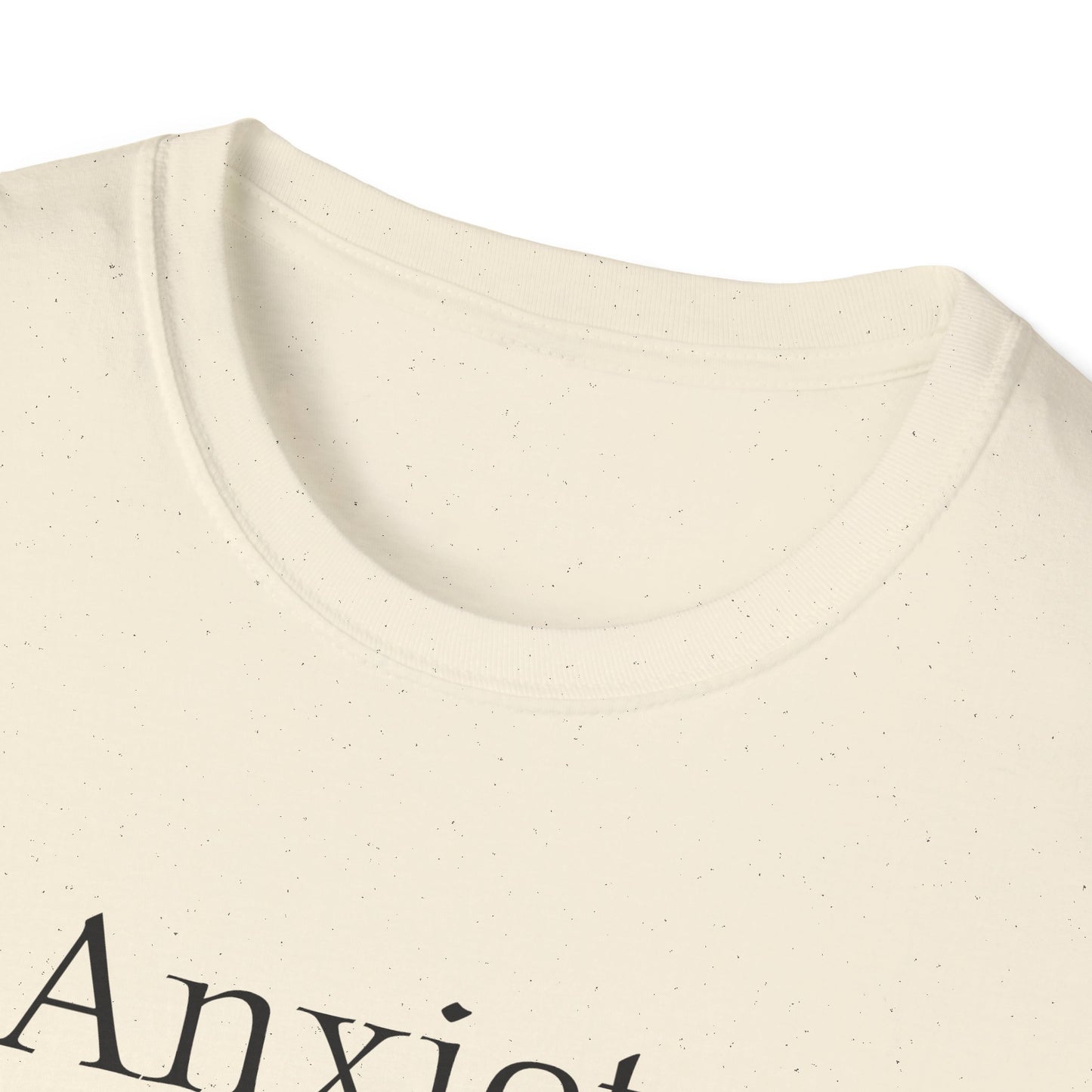 Anxiety Warrior Unisex Softstyle T-Shirt - Empowering Battle Against Mental Health