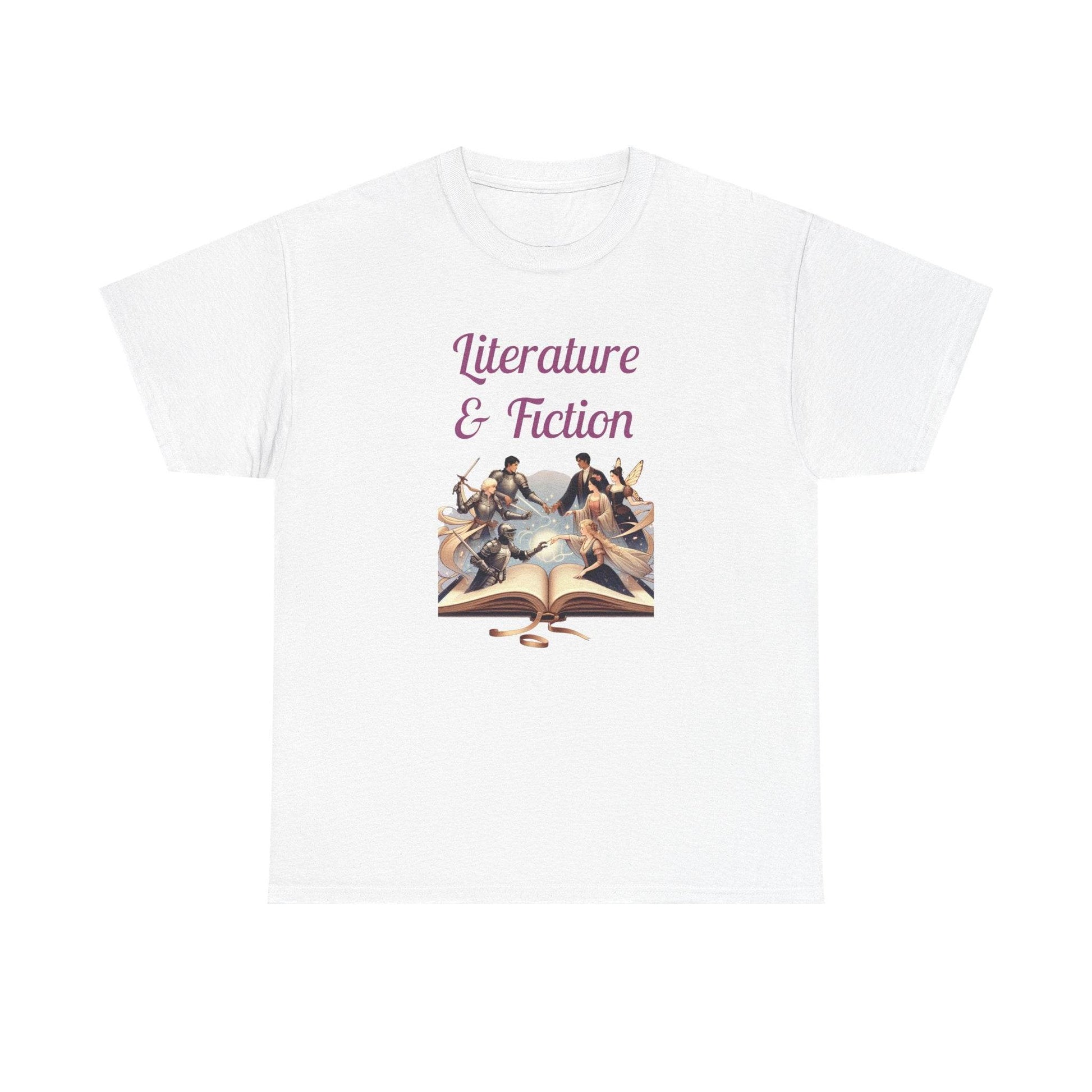 Fiction - Graphic Tee - Unisex Heavy Cotton T-Shirt Literature Books - The Dreamer's Bookshop.