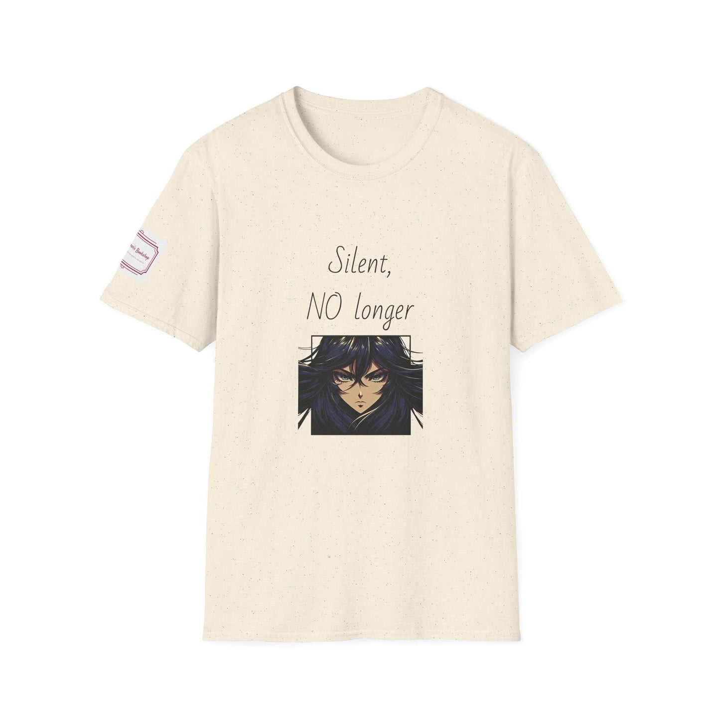 Fierce Survivor Unisex Softstyle T-Shirt - 'Silent, NO longer' - The Dreamer's Bookshop.