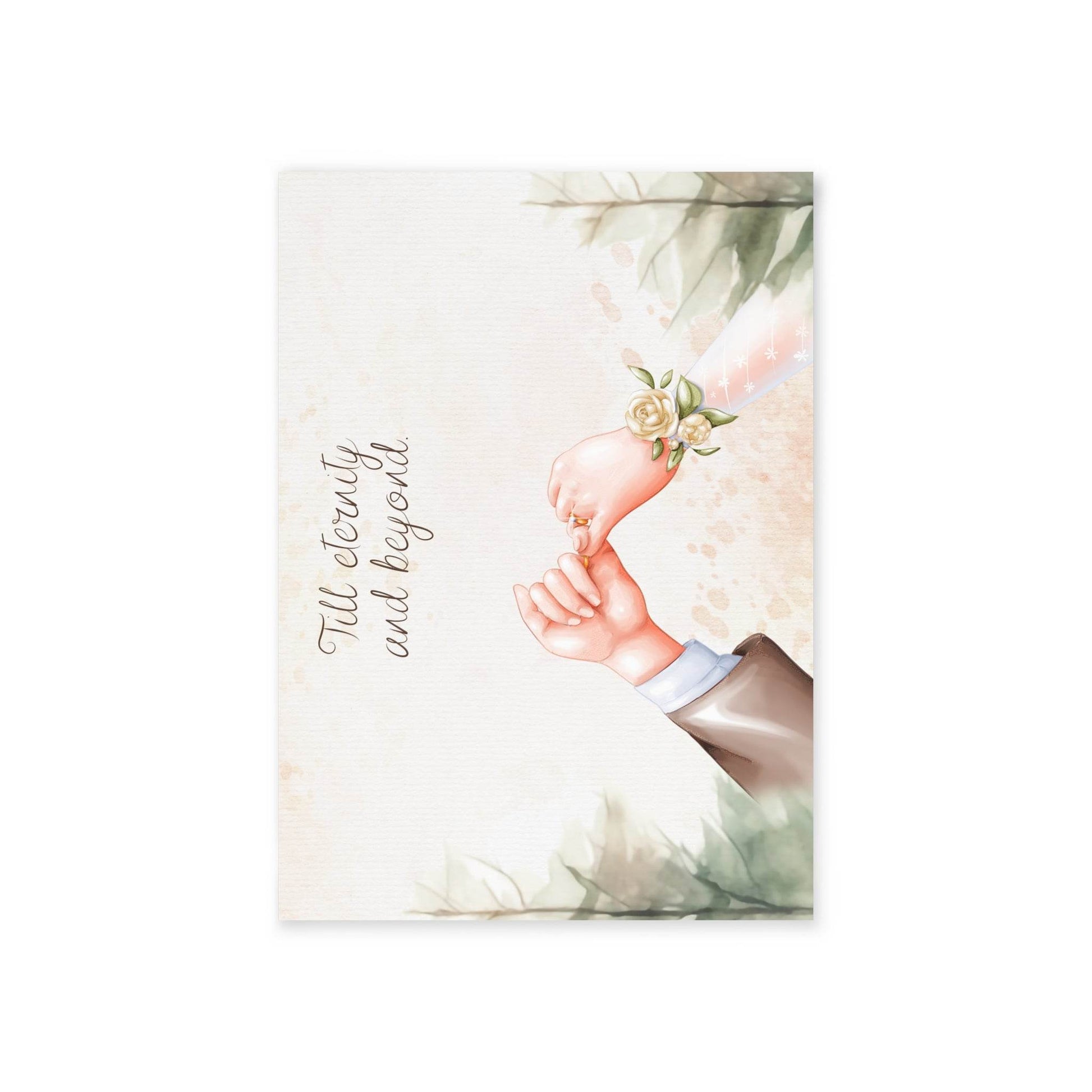 The Dreamer's Bookshop Cute "Beyond" Wedding Card - The Dreamer's Bookshop.