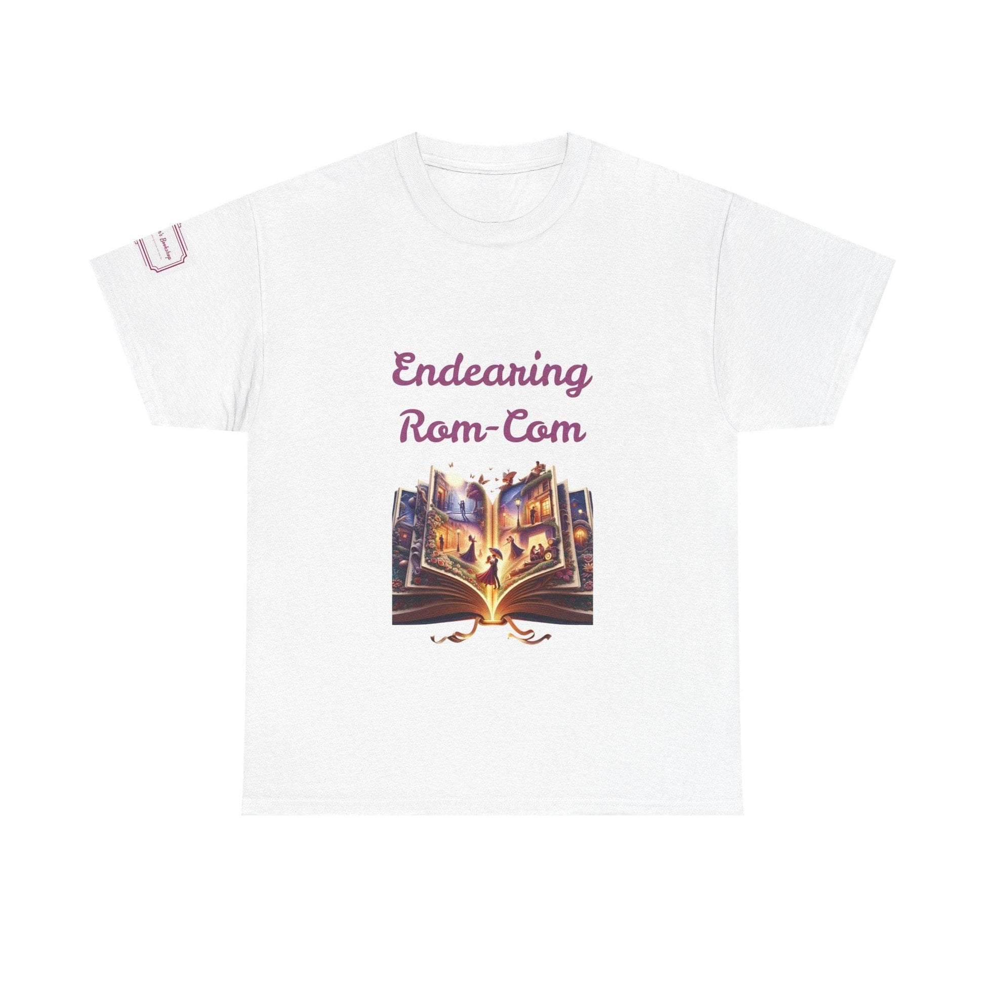 Endearing - Graphic Unisex Heavy Cotton Tee - Rom-Com Books - The Dreamer's Bookshop.