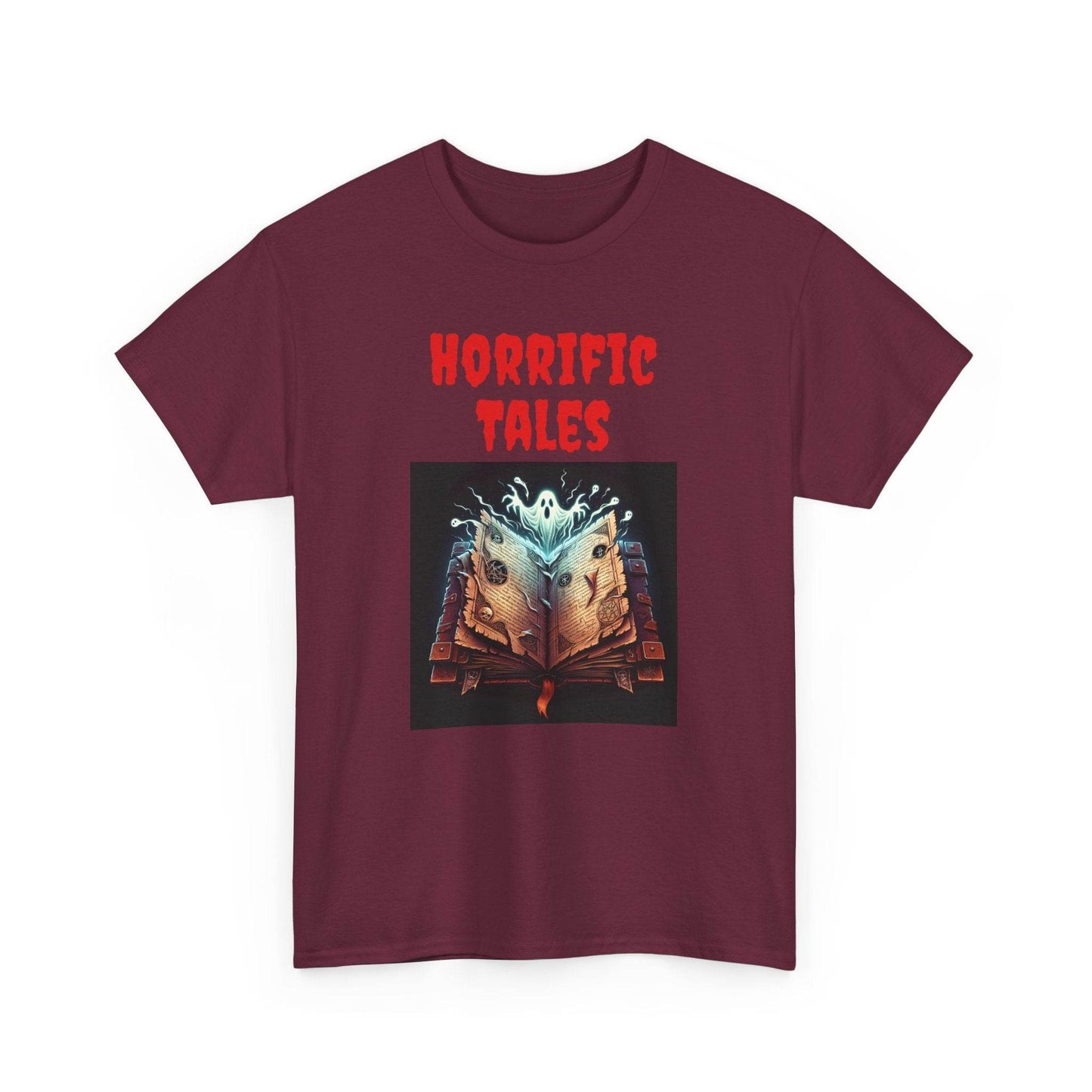 Horrific Tales - A Unisex Heavy Cotton Tee - Perfect Gift for Book Lovers - The Dreamer's Bookshop.
