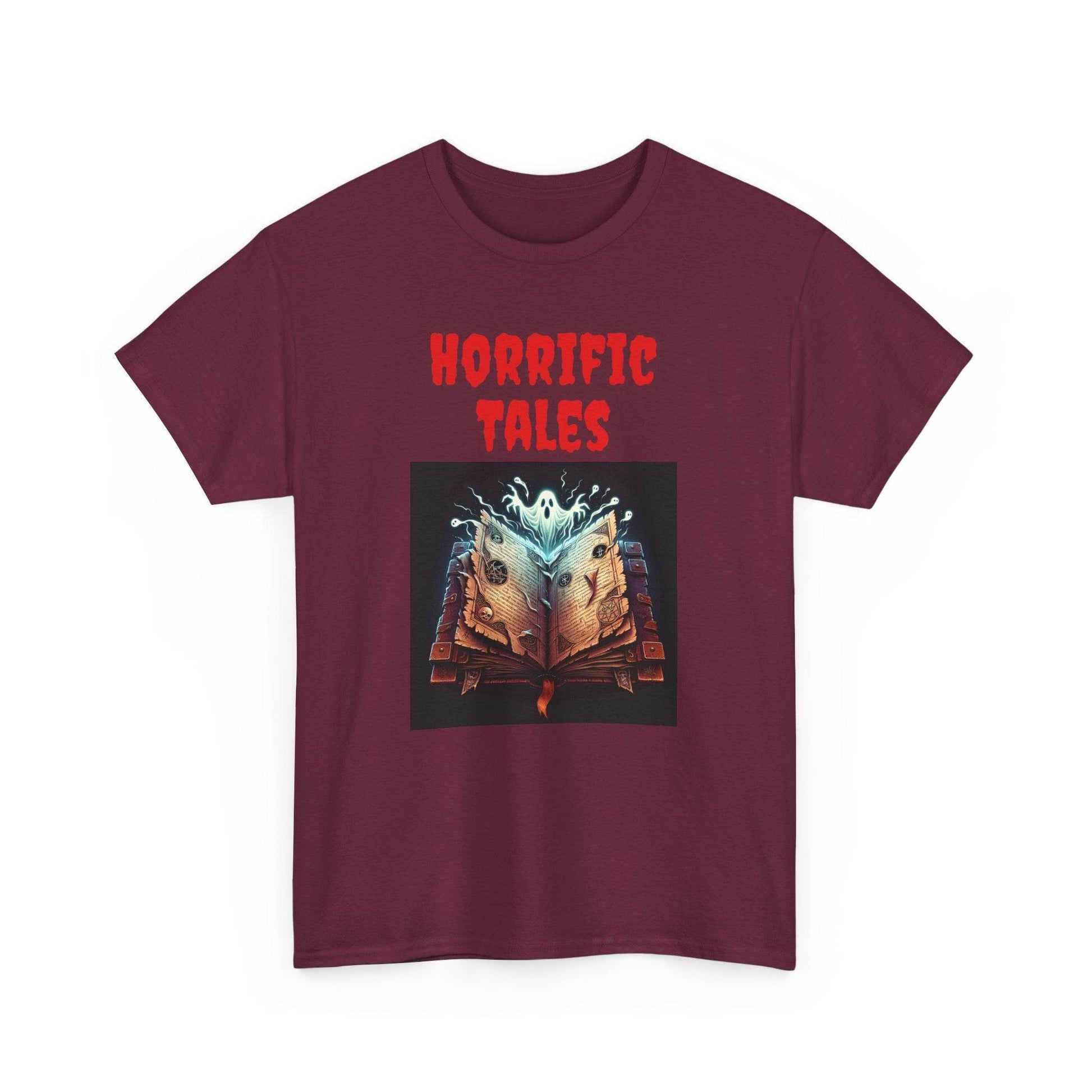 Horrific Tales - A Unisex Heavy Cotton Tee - Perfect Gift for Book Lovers - The Dreamer's Bookshop.