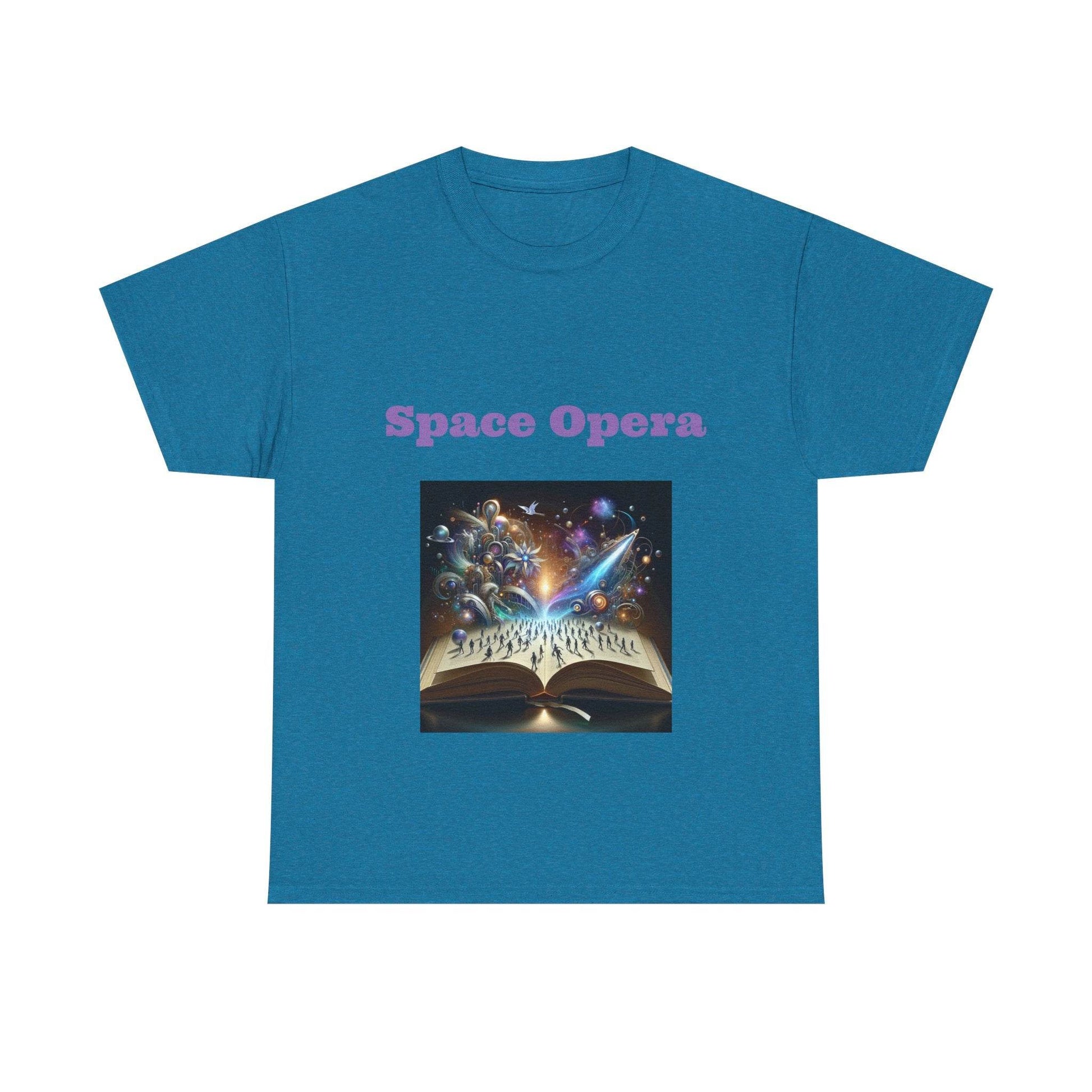 Space Opera - Unisex Heavy Cotton Tee - Sci-Fi Books - The Dreamer's Bookshop.