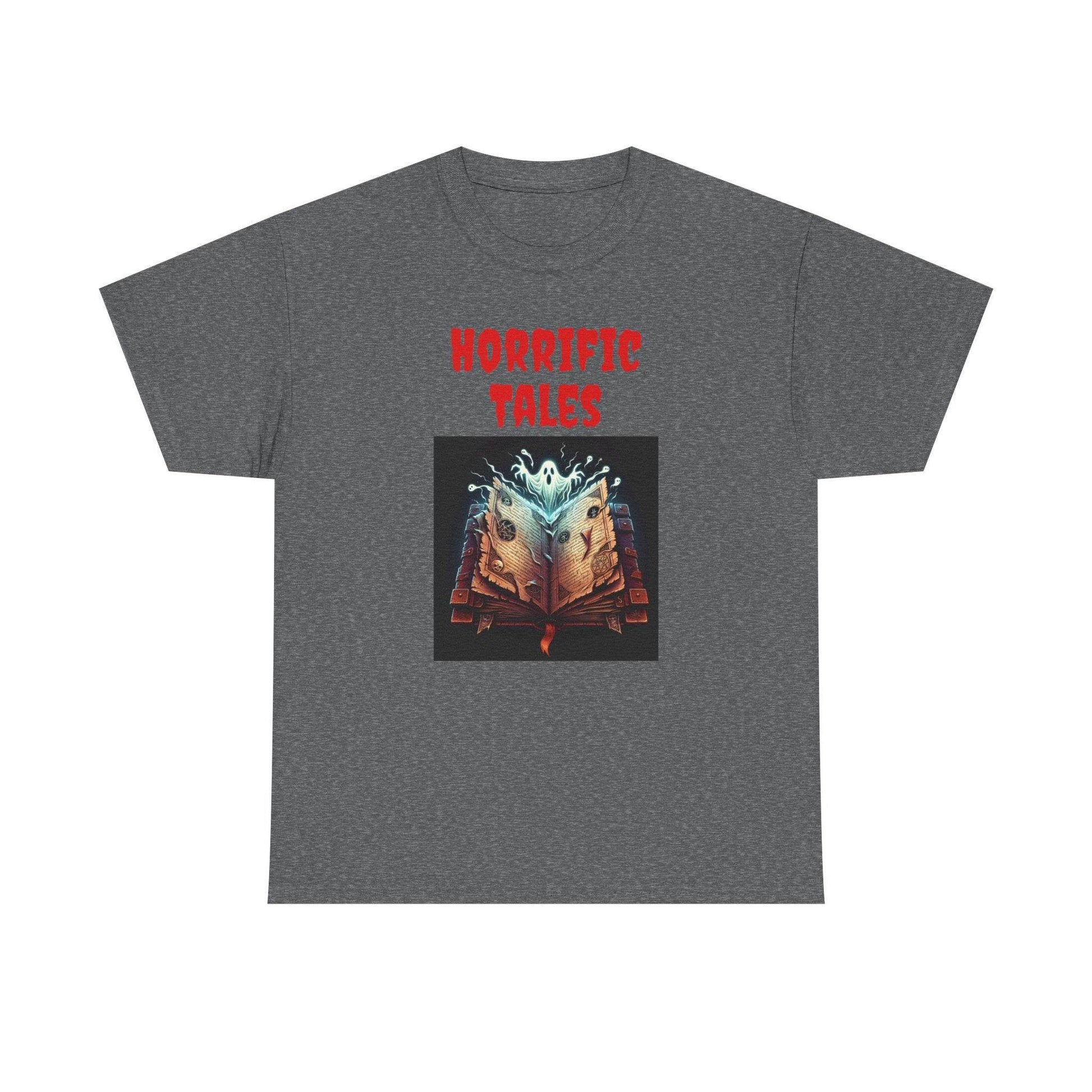 Horrific Tales - A Unisex Heavy Cotton Tee - Perfect Gift for Book Lovers - The Dreamer's Bookshop.