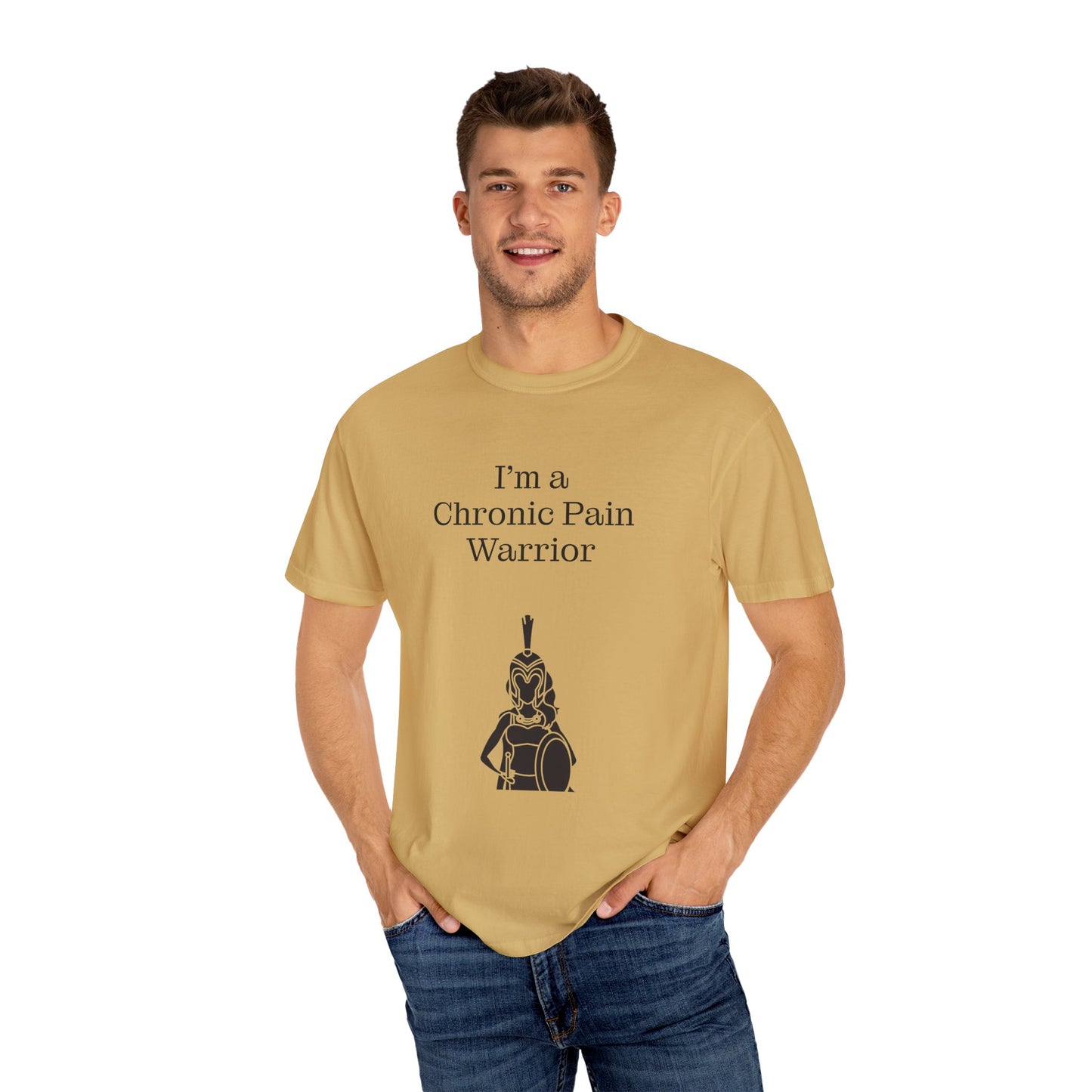 Chronic Pain Warrior Unisex Garment-Dyed T-Shirt - Empowering Supportive Apparel