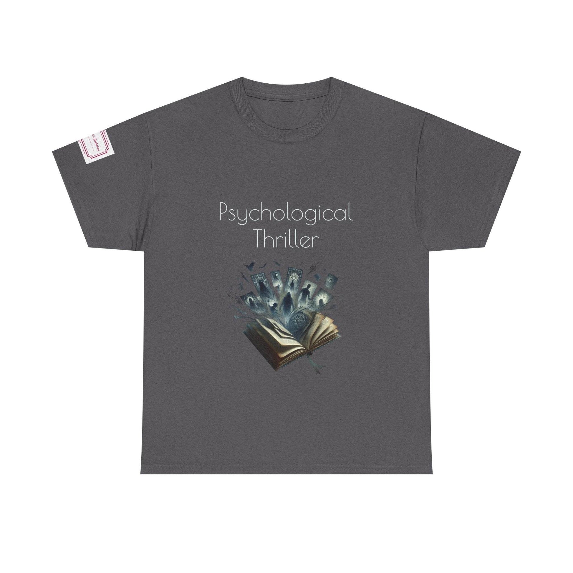 Fiction - Graphic Unisex Heavy Cotton Tee - Psychological Thriller - The Dreamer's Bookshop.