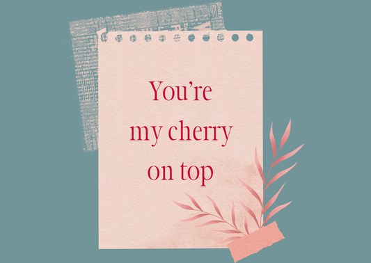 The Dreamer's Bookshop "My Cherry" Appreciation Card - The Dreamer's Bookshop.
